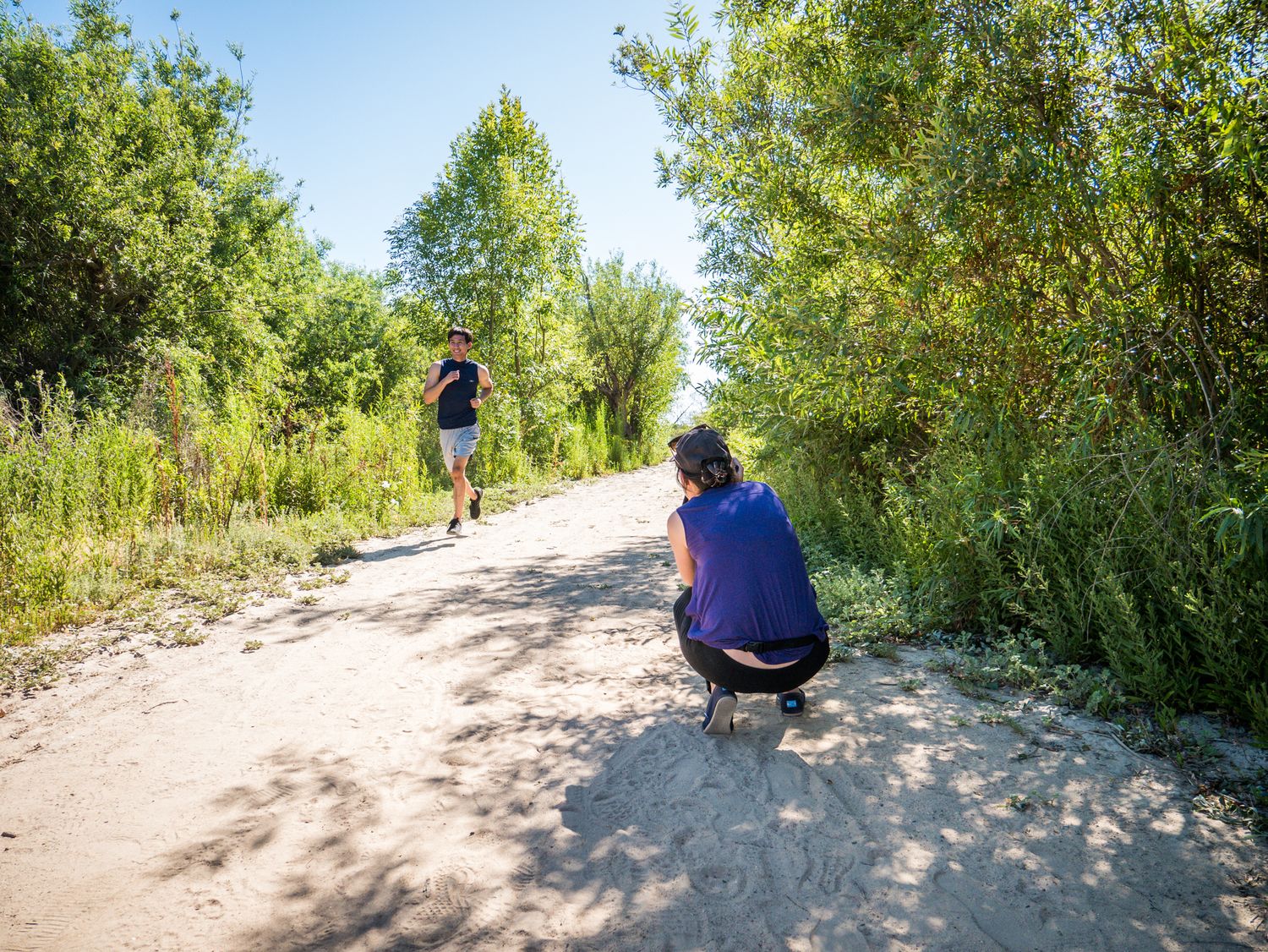 Behind the scenes at a fitness photoshoot in Costa Mesa