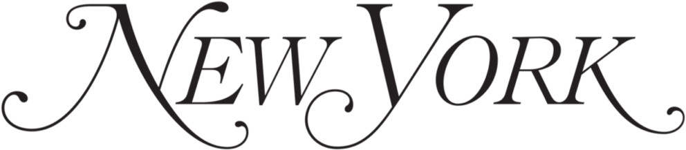 New York magazine logo in elegant black serif typography on a white background.