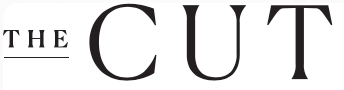 The Cut magazine logo featuring bold serif typography on a white background.