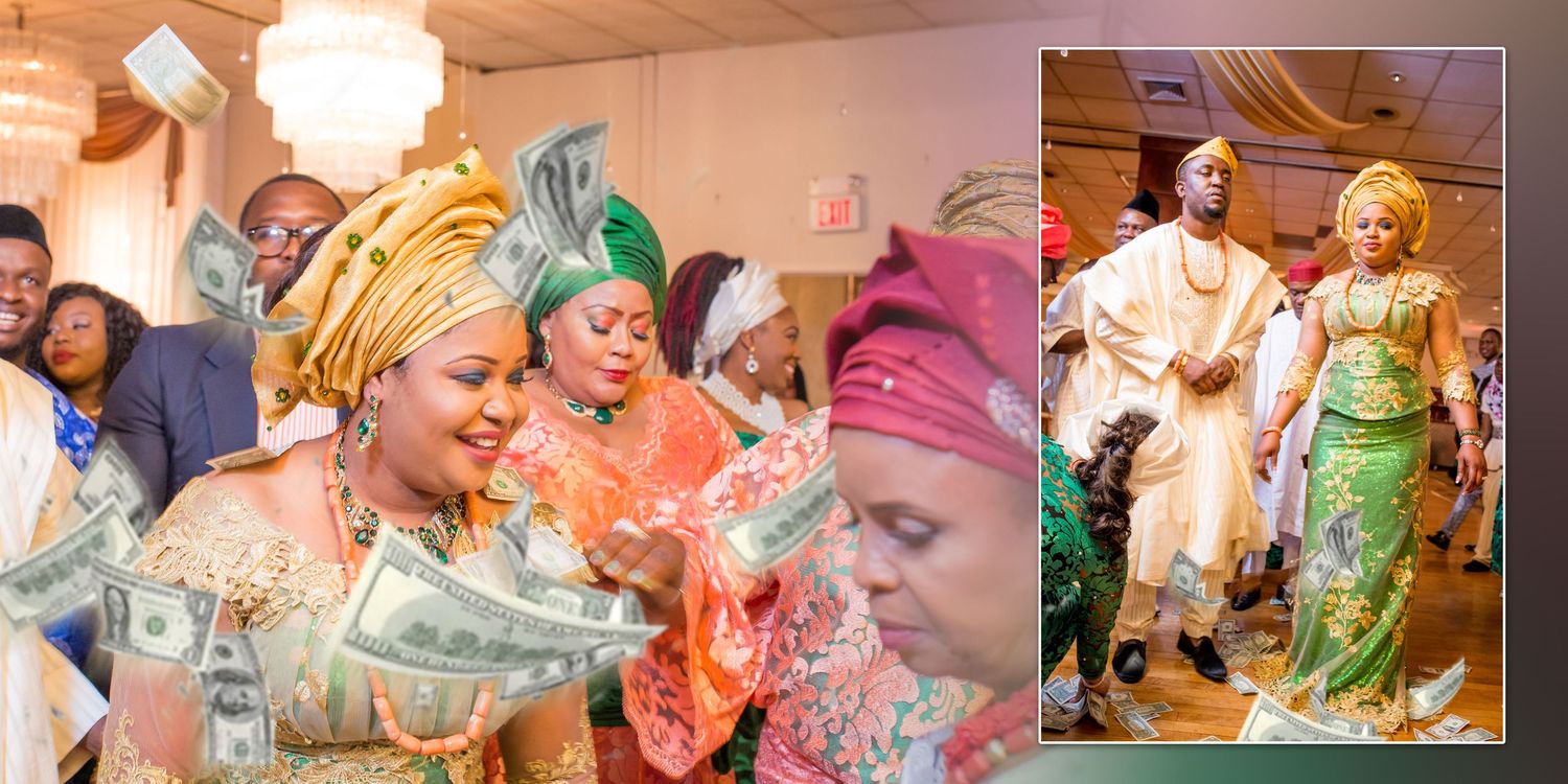 Guests celebrating with traditional dance during cultural wedding ceremony