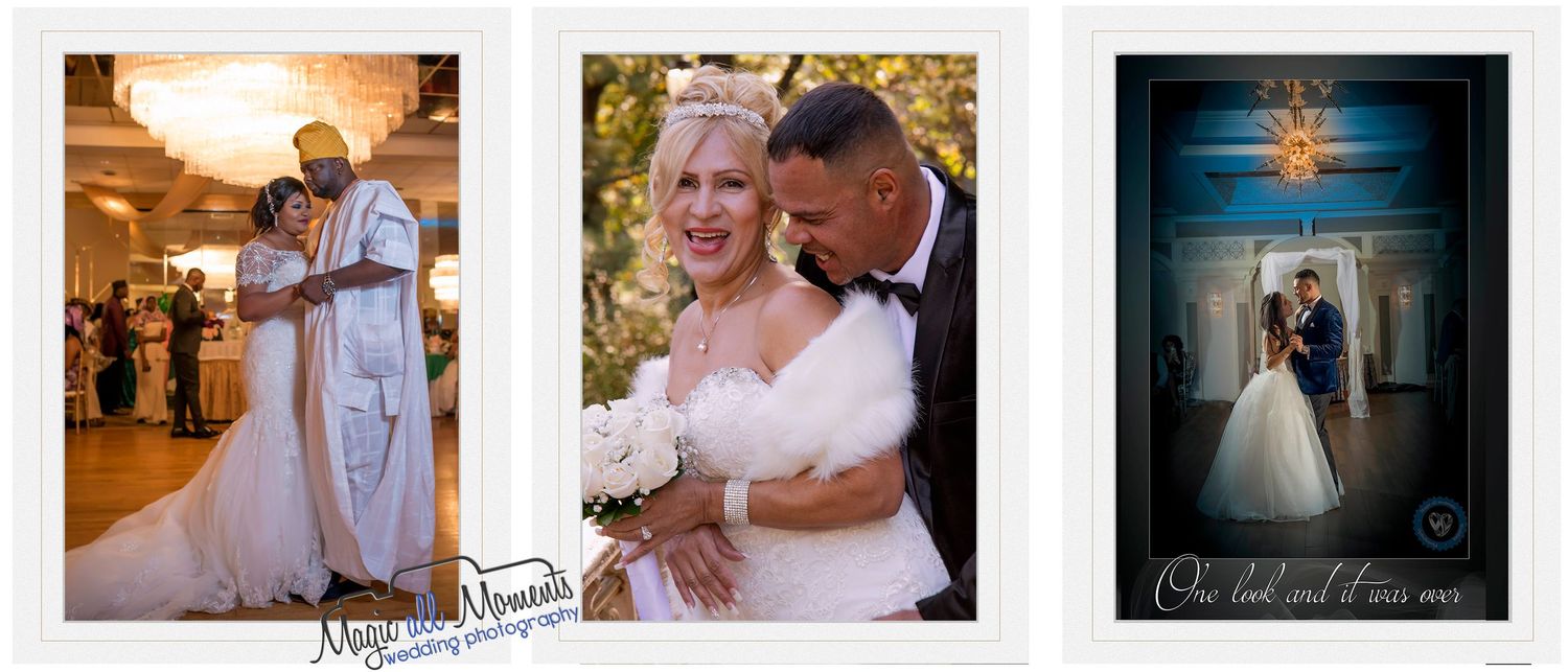 Highlight gallery of romantic bride and groom wedding portraits