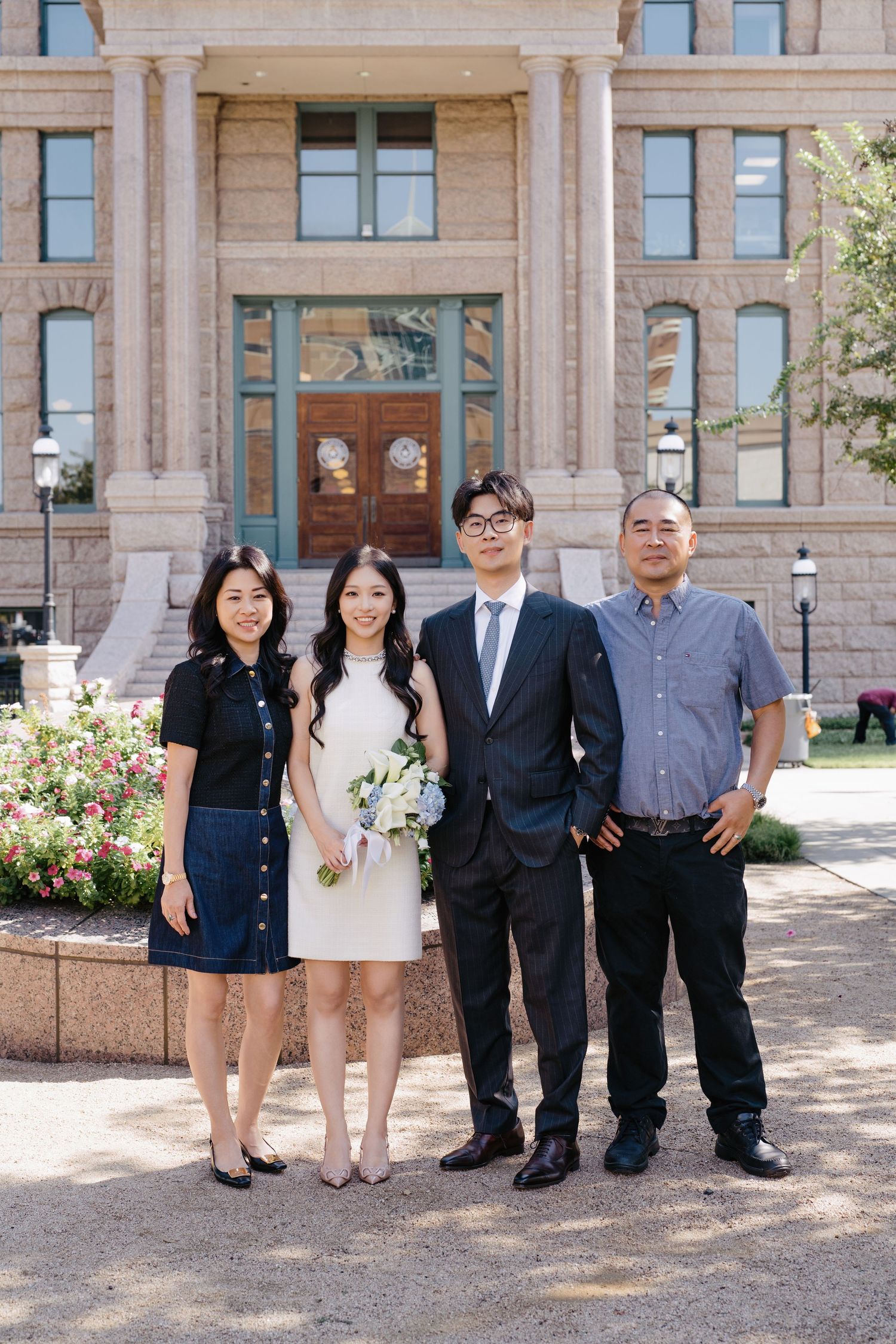 the Tarrant County historic courthouse wedding photos