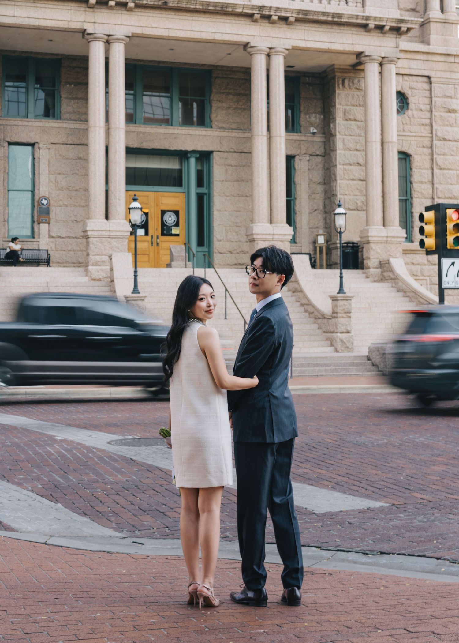 the Tarrant County historic courthouse wedding photos