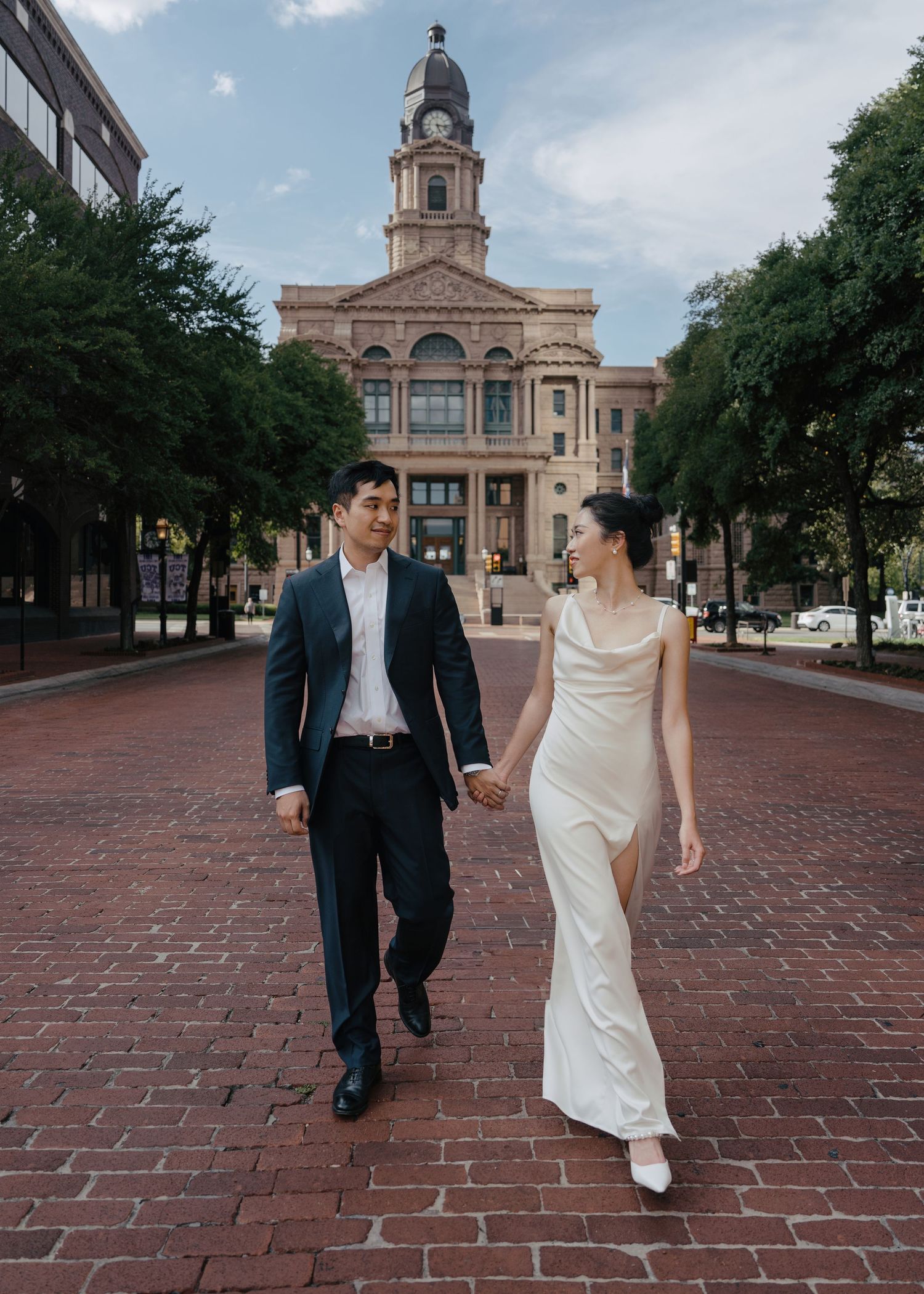 the Tarrant County historic courthouse wedding photos