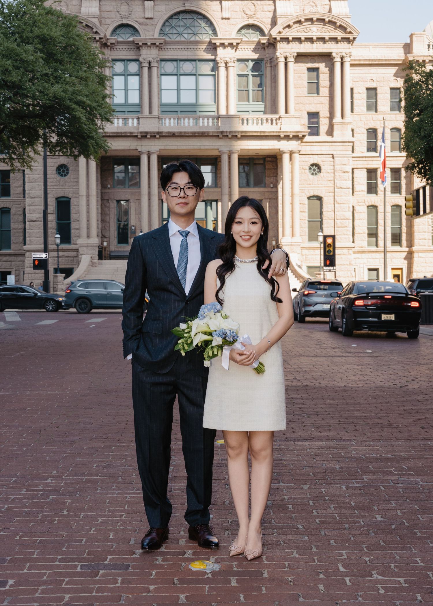 the Tarrant County historic courthouse wedding photos