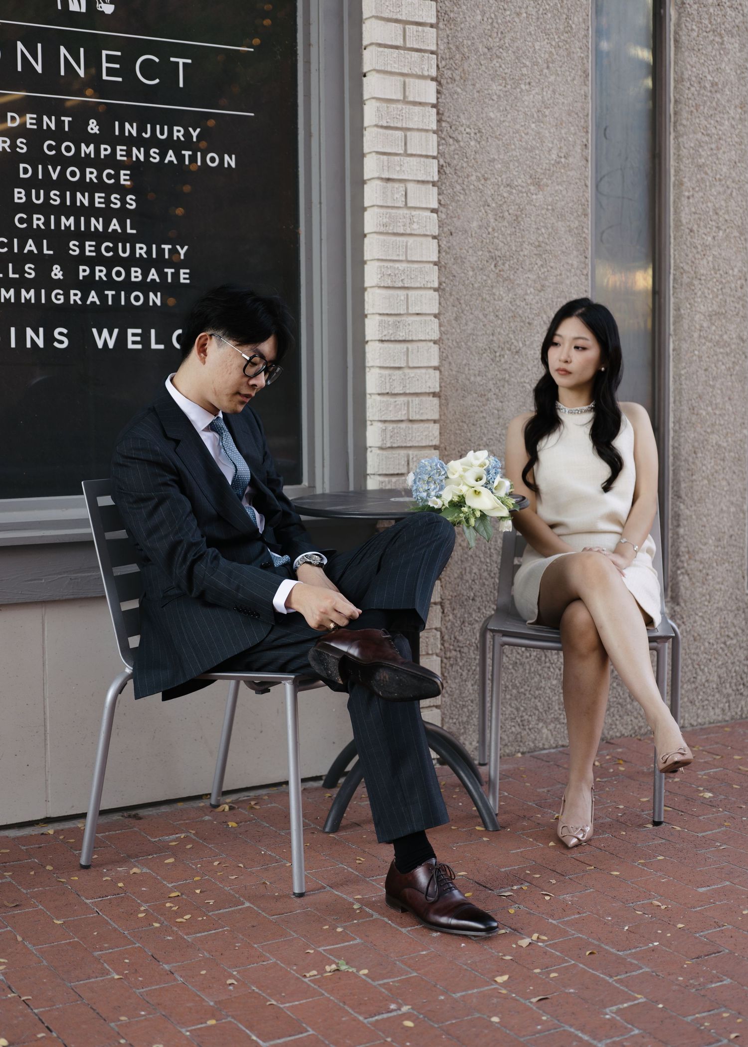 the Tarrant County historic courthouse wedding photos