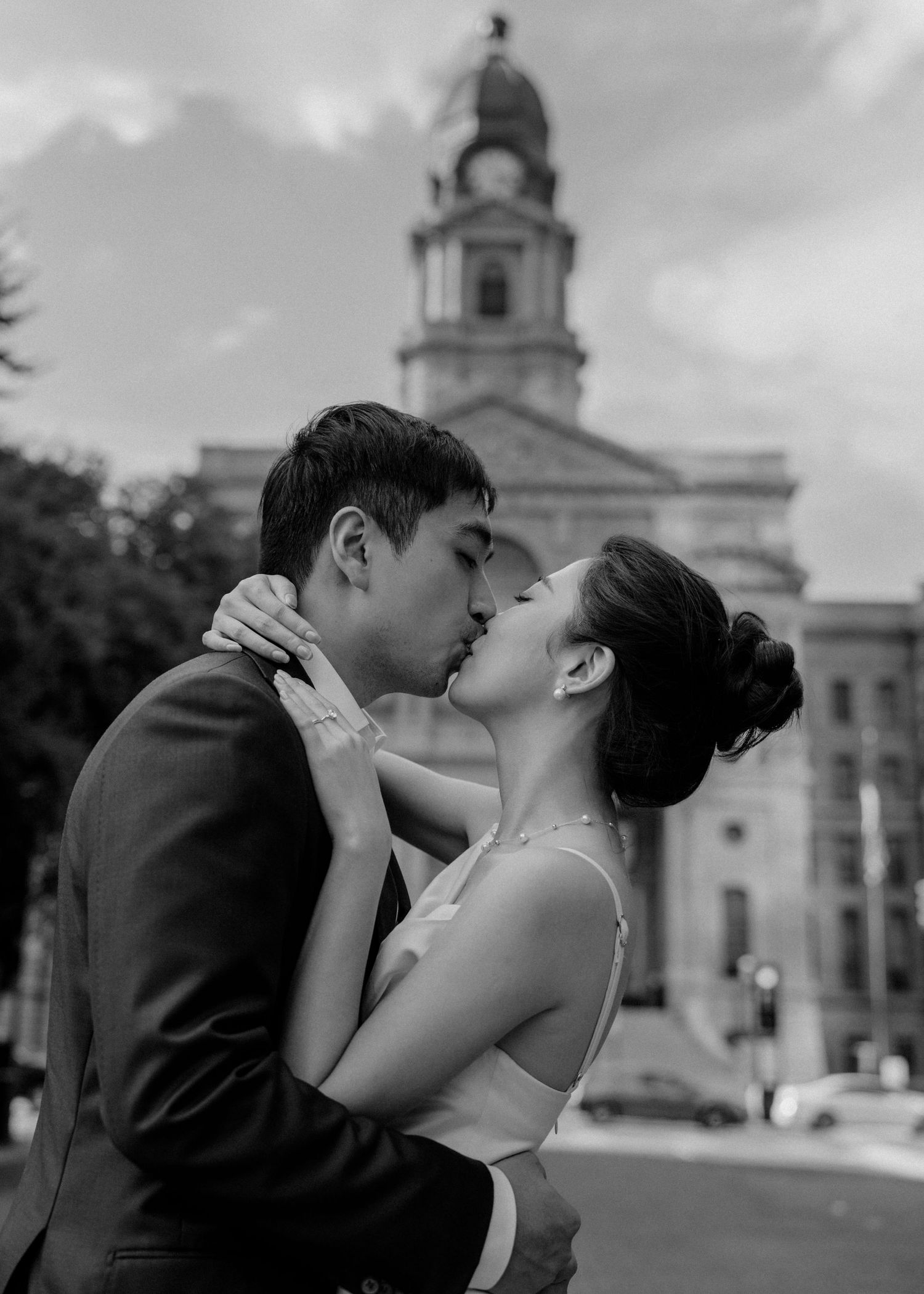 the Tarrant County historic courthouse wedding photos