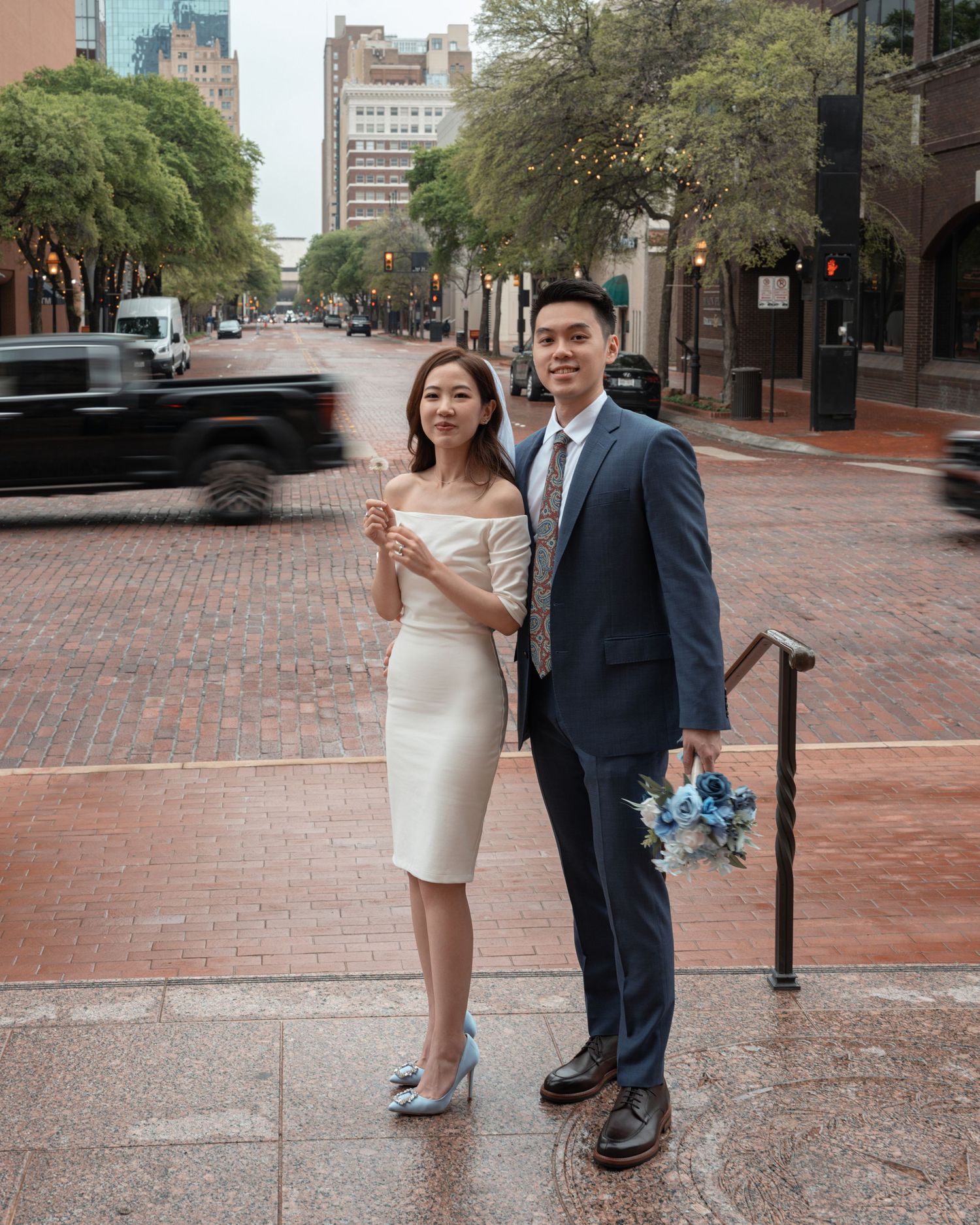 the Tarrant County historic courthouse wedding photos