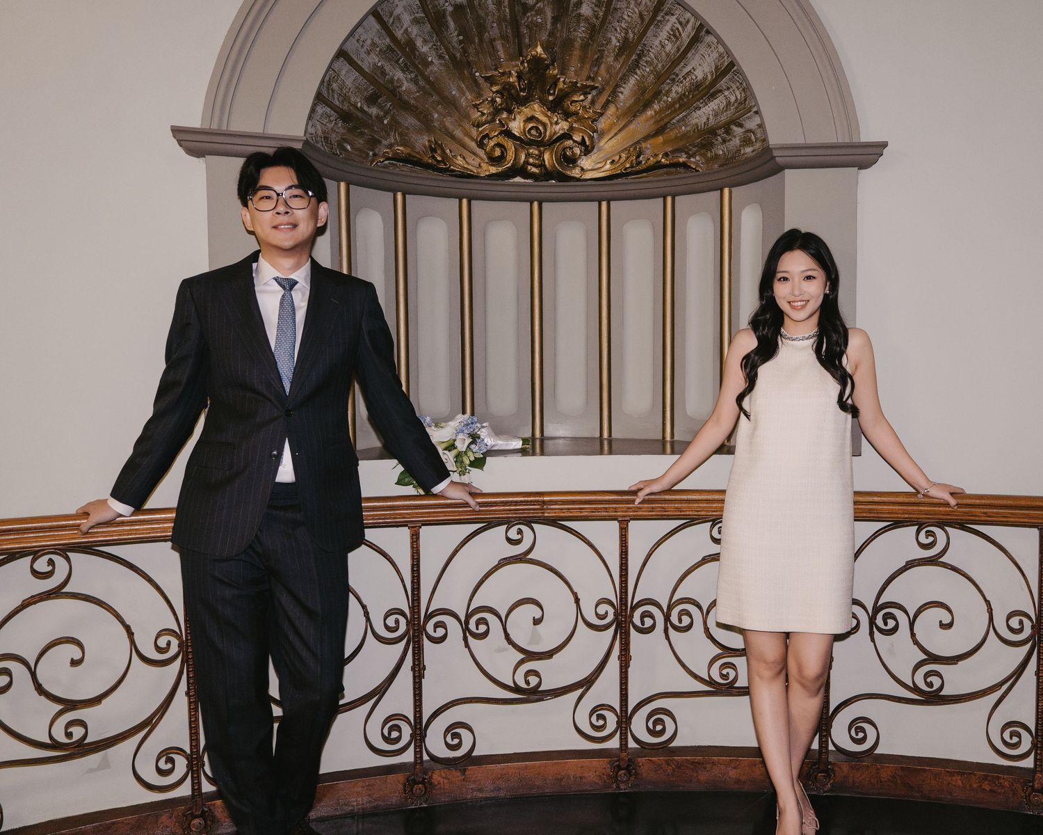 the Tarrant County historic courthouse wedding photos