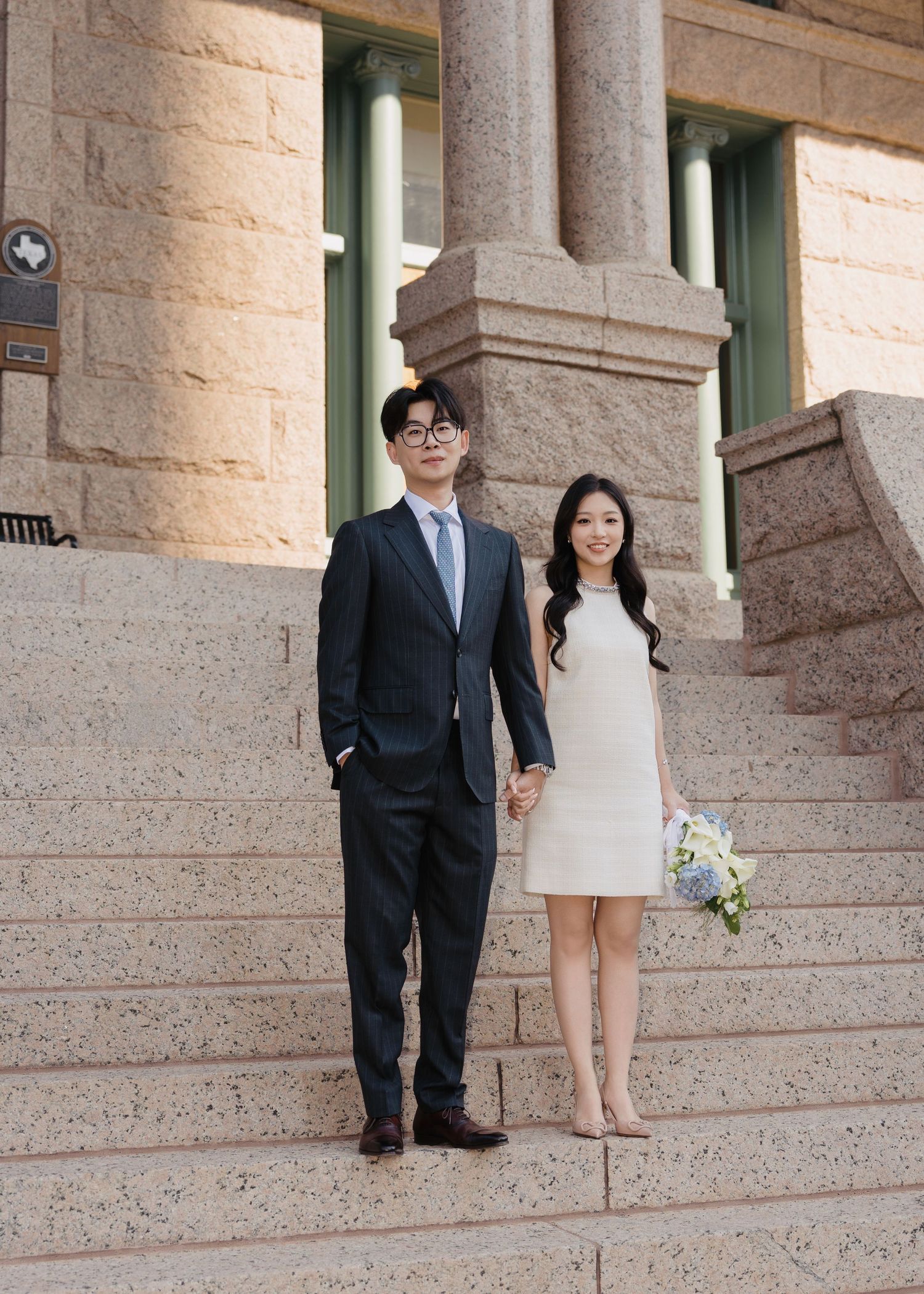 the Tarrant County historic courthouse wedding photos