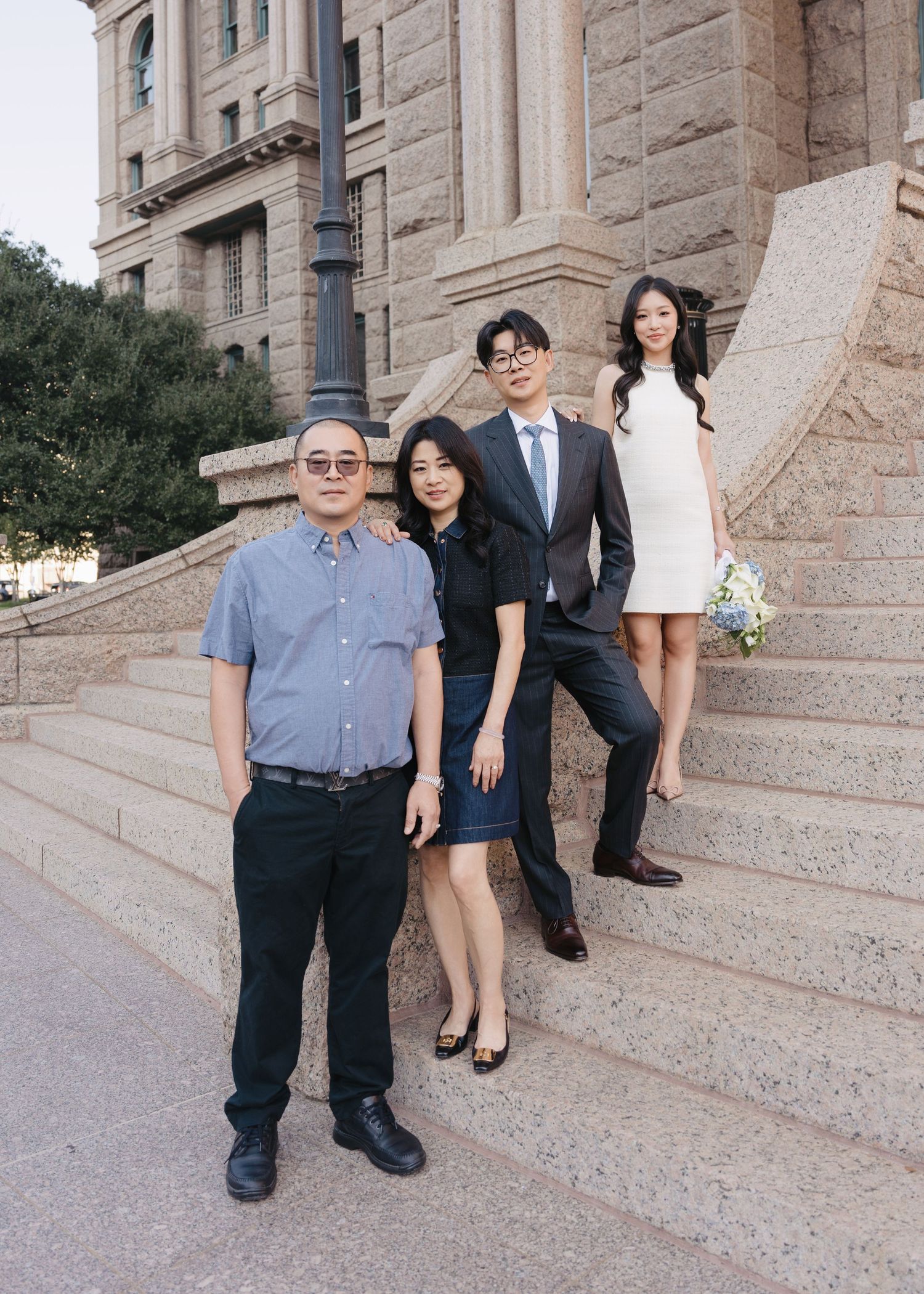 the Tarrant County historic courthouse wedding photos