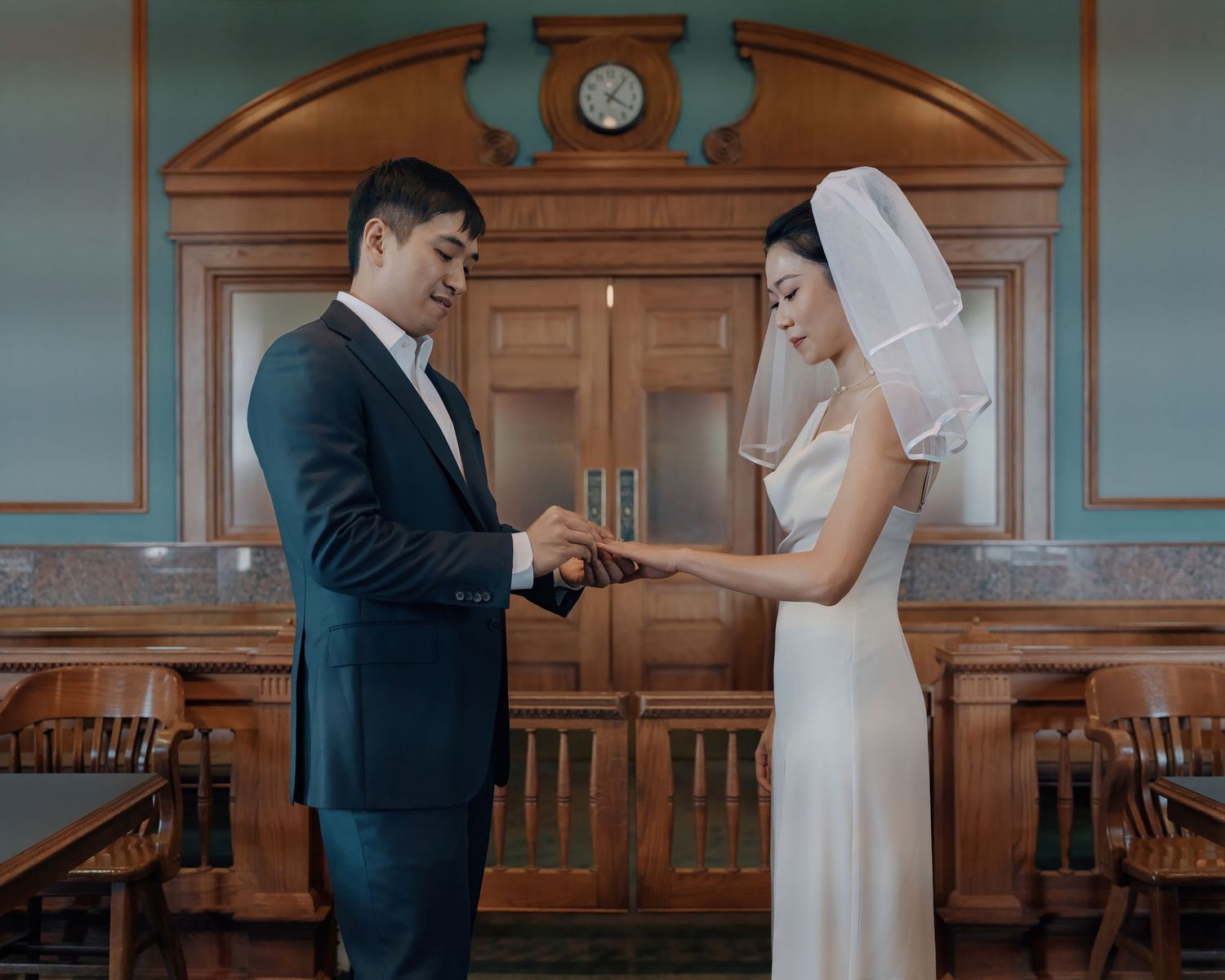 the Tarrant County historic courthouse wedding photos
