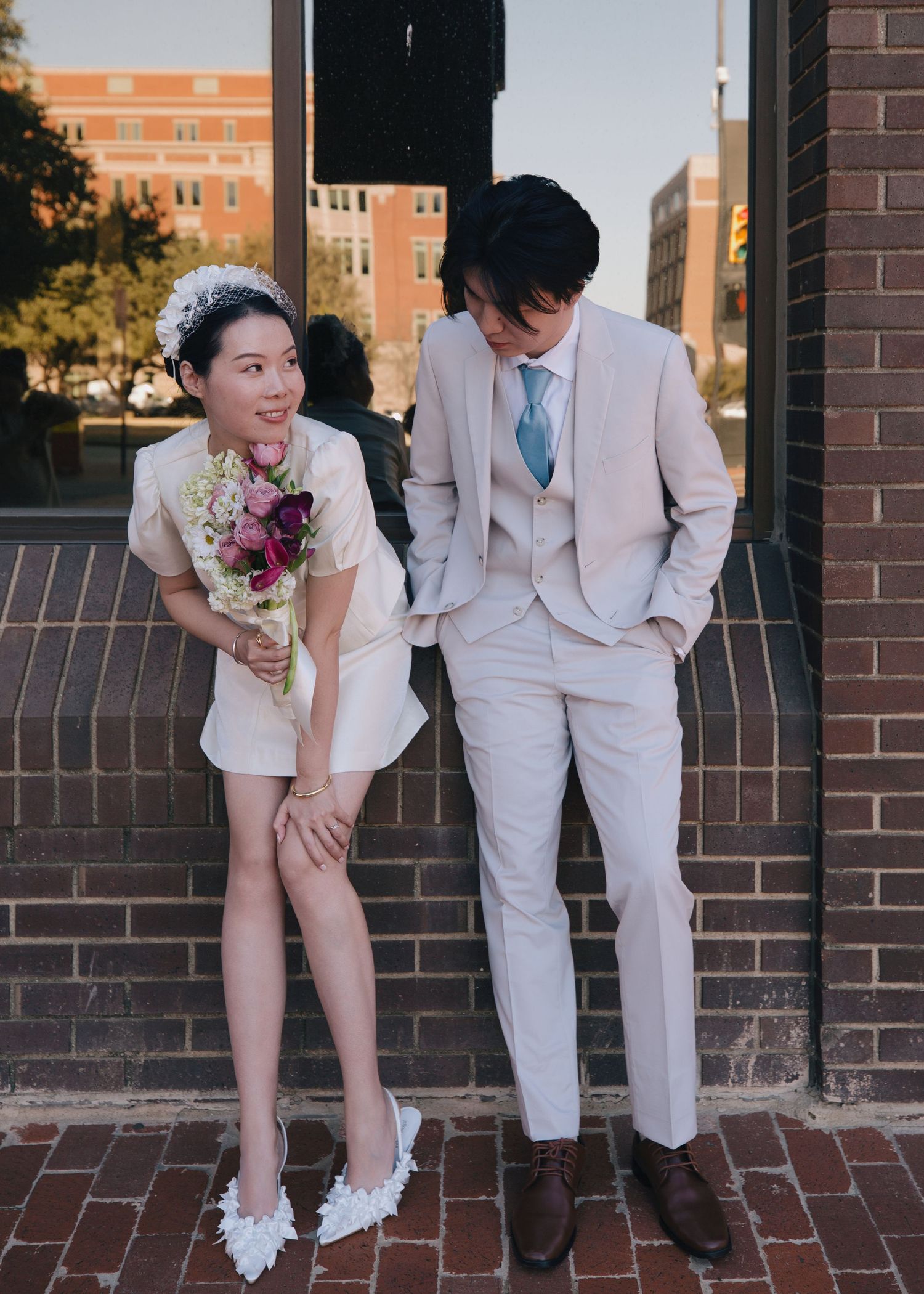 the Tarrant County historic courthouse wedding photos