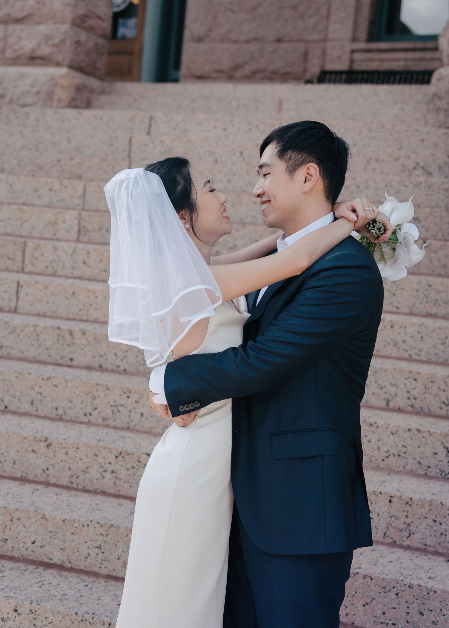 the Tarrant County historic courthouse wedding photos