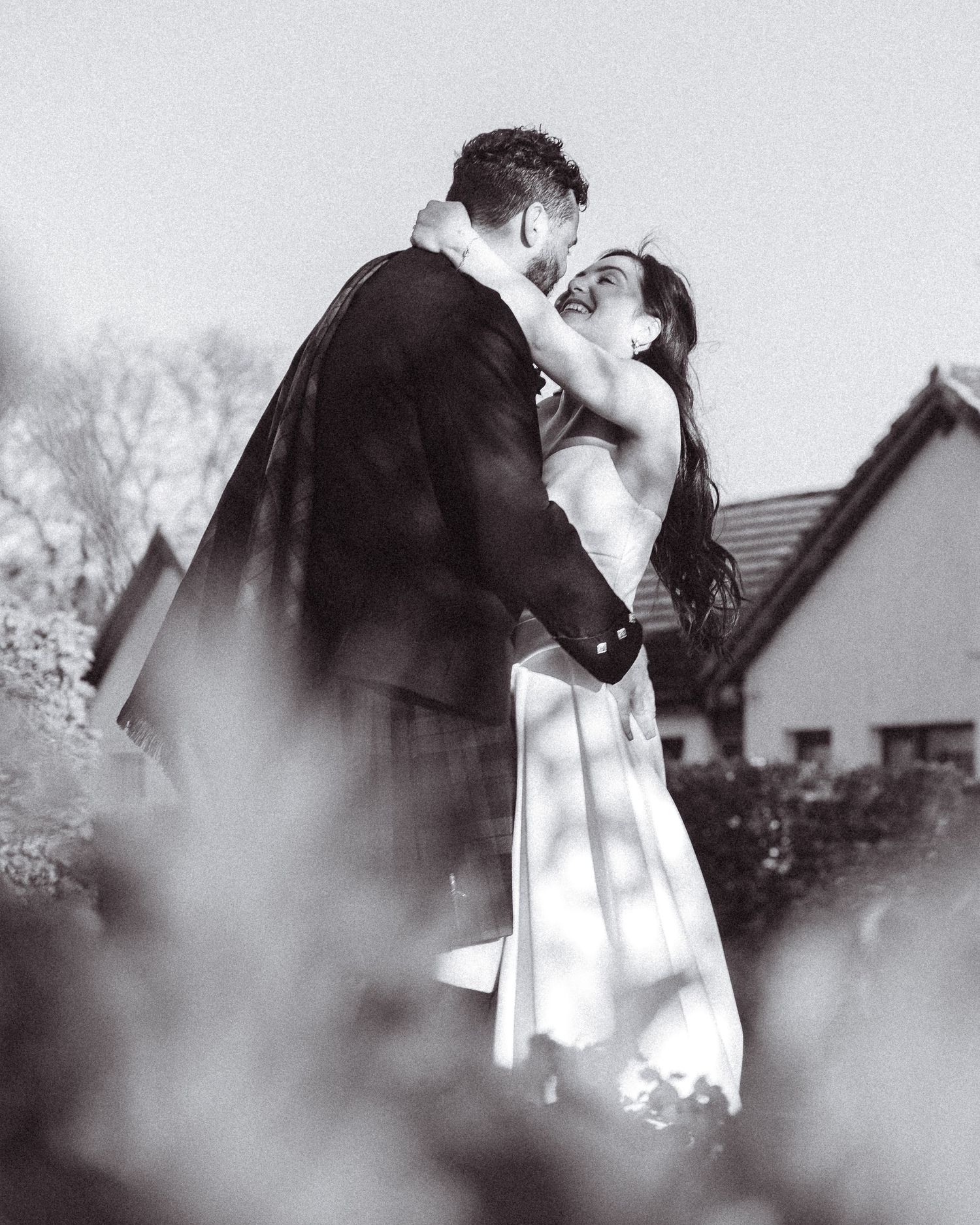 Knockraich Farm wedding photography.