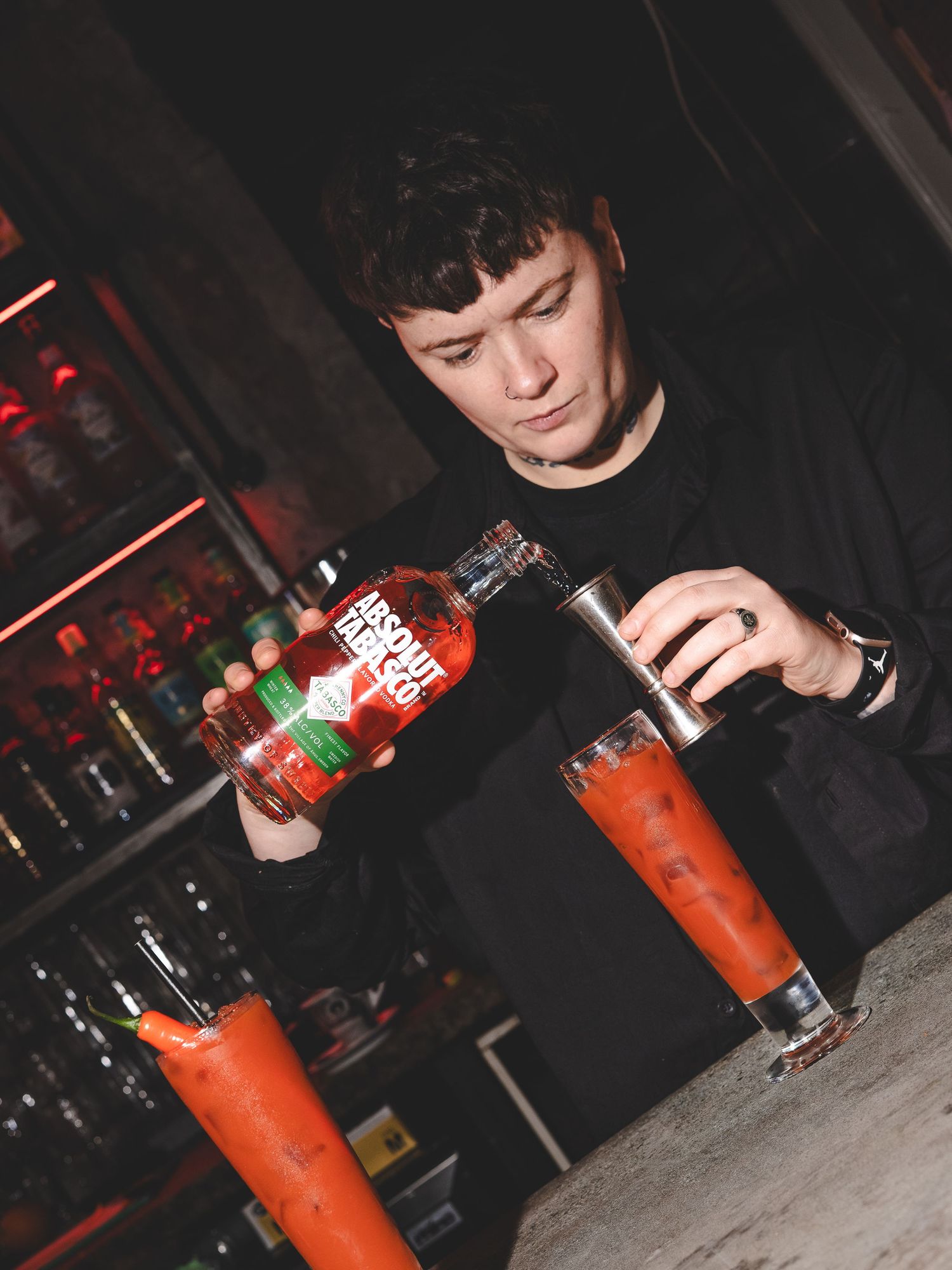 Brand shoot, food, restaurant, scottish photographer. Cocktails. Bar shoot. Nonna Said Pizza.