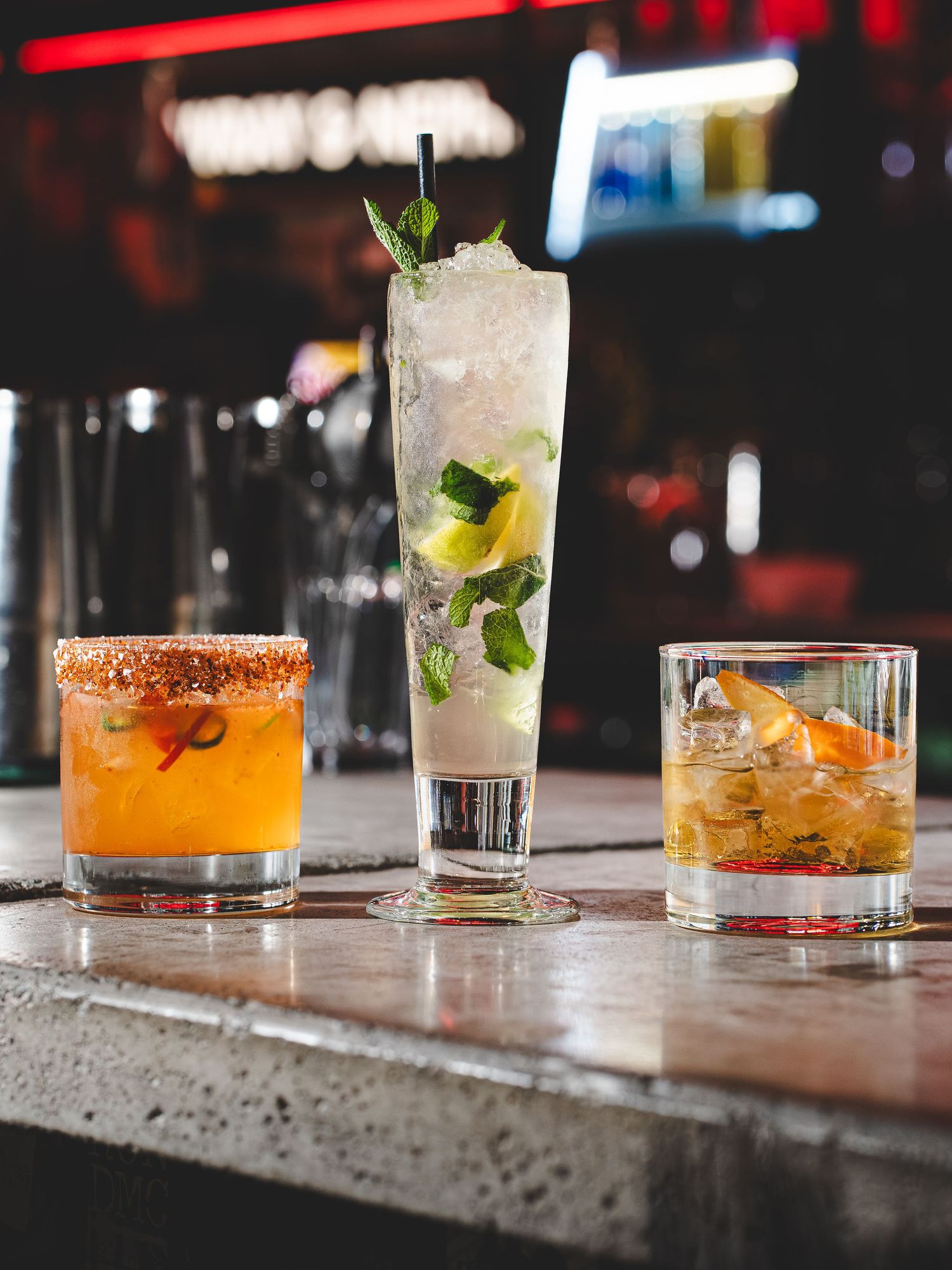 Brand shoot, food, restaurant, scottish photographer. Cocktails. Bar shoot. Nonna Said Pizza.