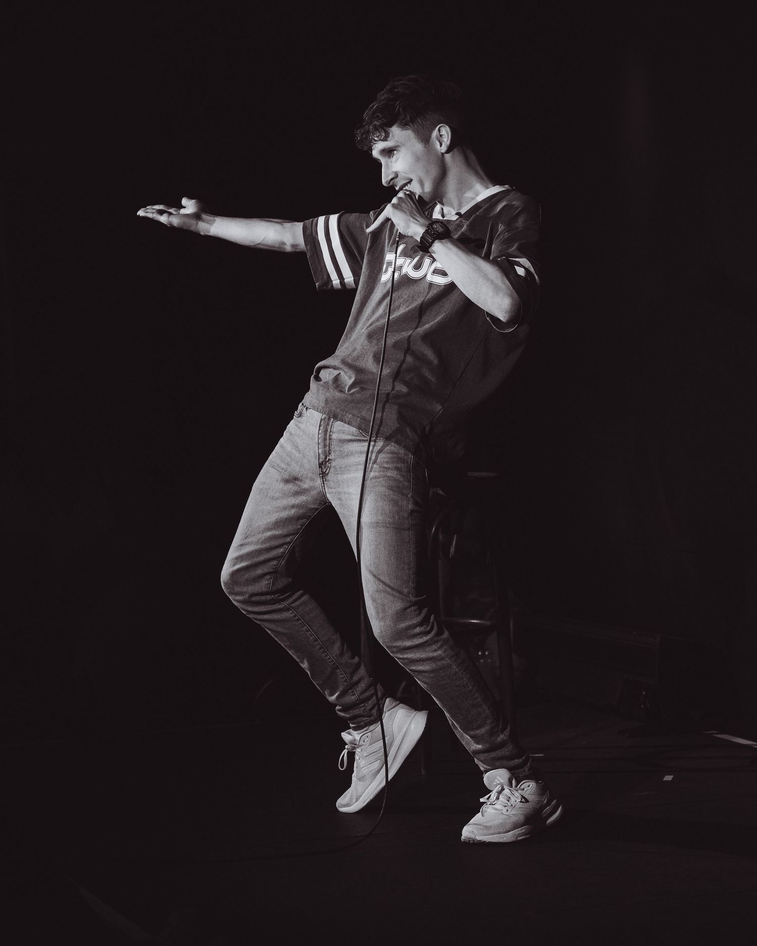Brand shoot, comedy club, The Stand, scottish photographer. Larry Dean.