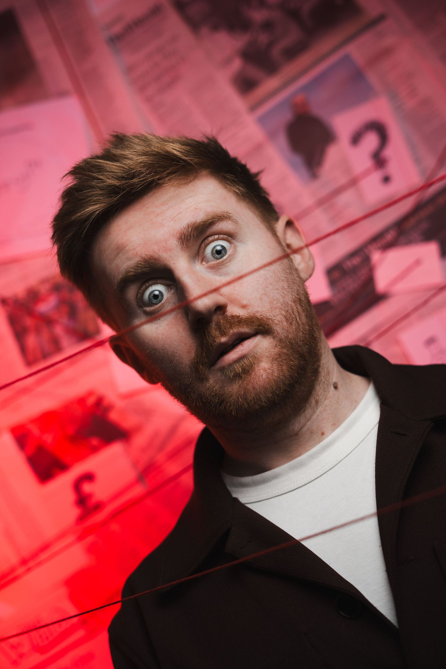 Comedy poster shoot scotland. Scottish photographer.