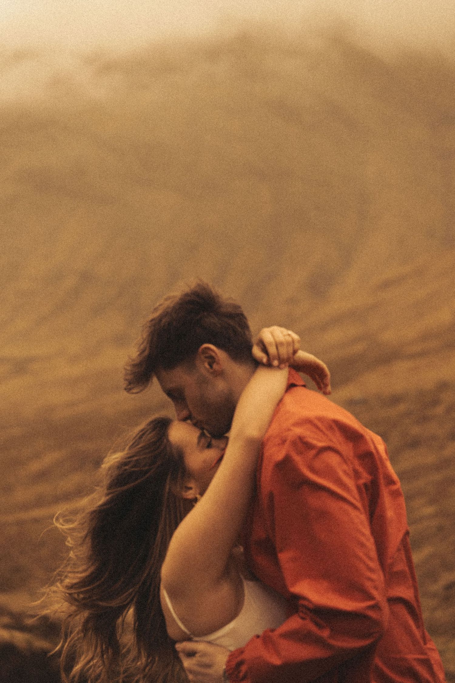 Cinematic, editorial, engagement shoot. Engagement shoot, couples photographer. Highland elopement. Fine art photography.