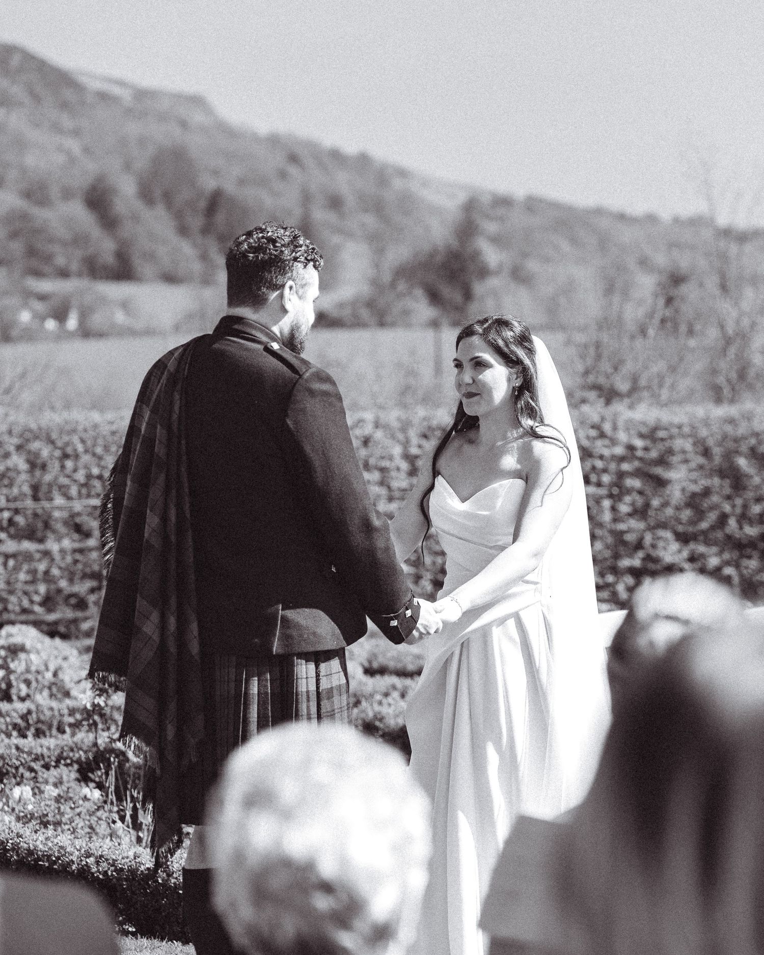 Knockraich Farm wedding photography.