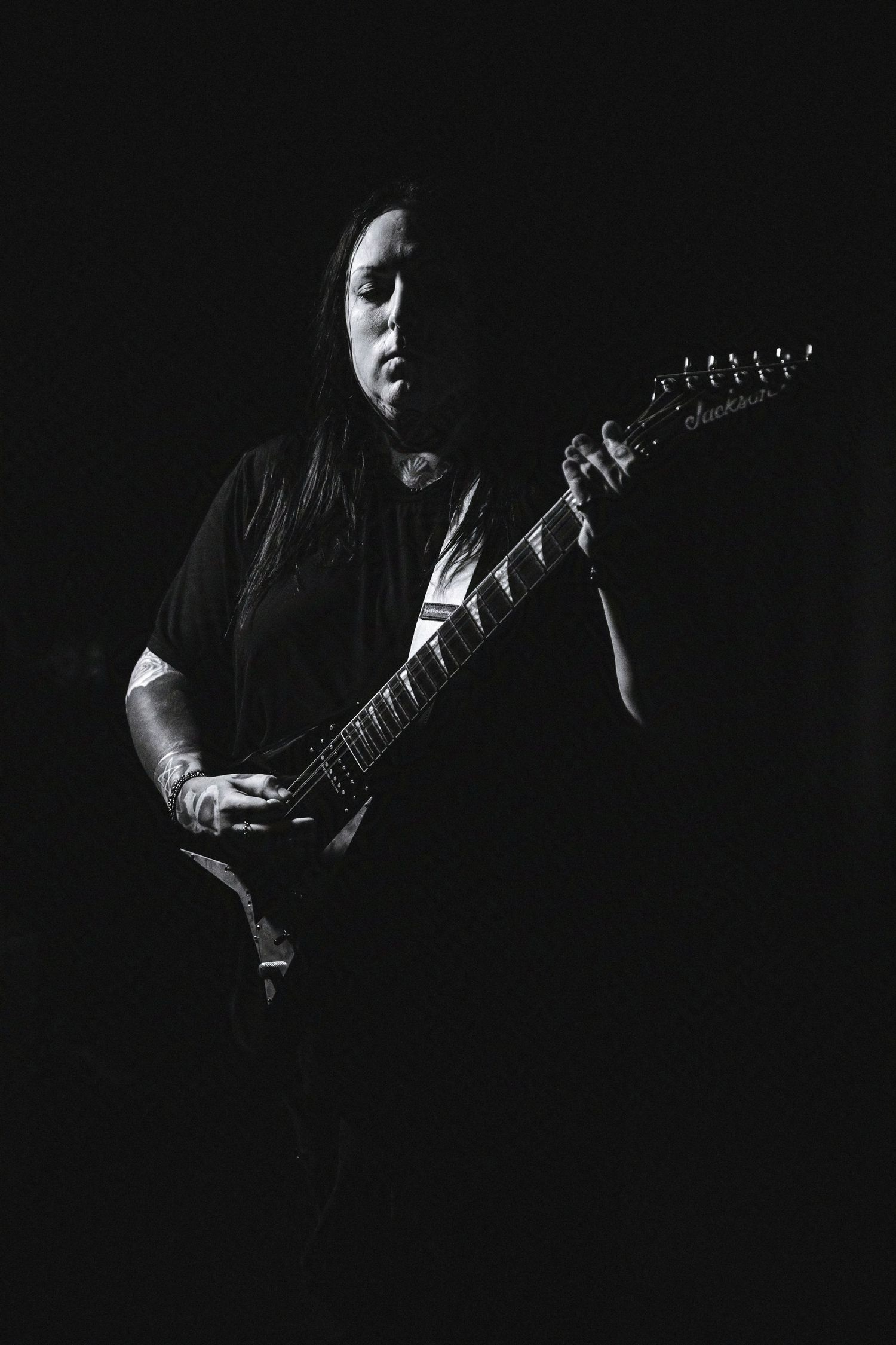 Guitarist Sarah Graves aka majickmusic performs for a Health music video. (Health Music Video at LASCO)

© snapnon 2026