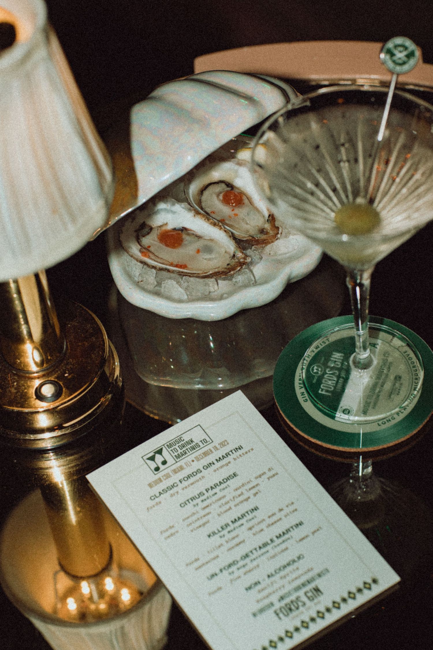LIfestyle product photograph for liquor brand shot by high end commercial photographer at a Miami bar