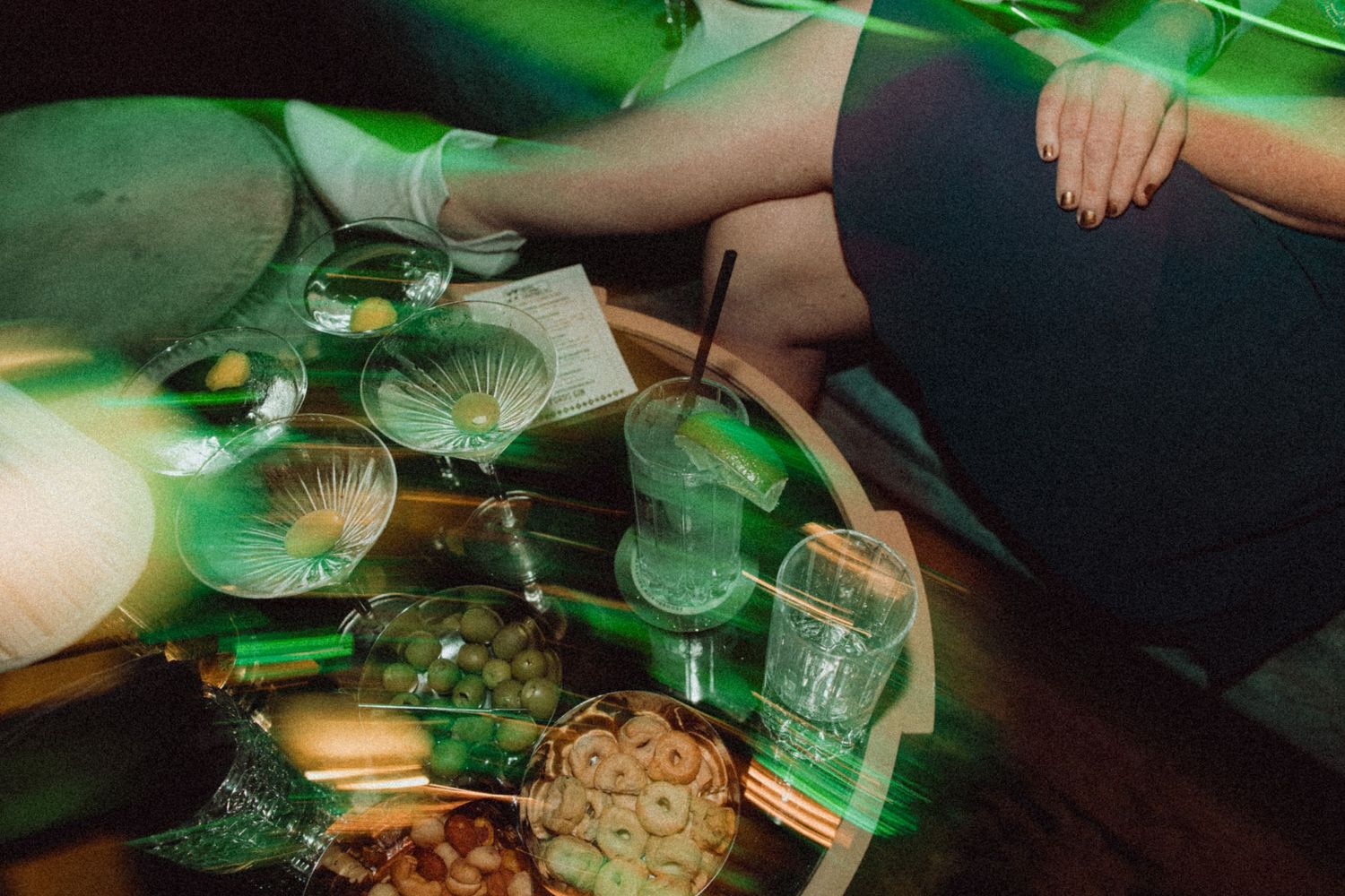Lifestyle branding photos of cocktails for high end liquor brand