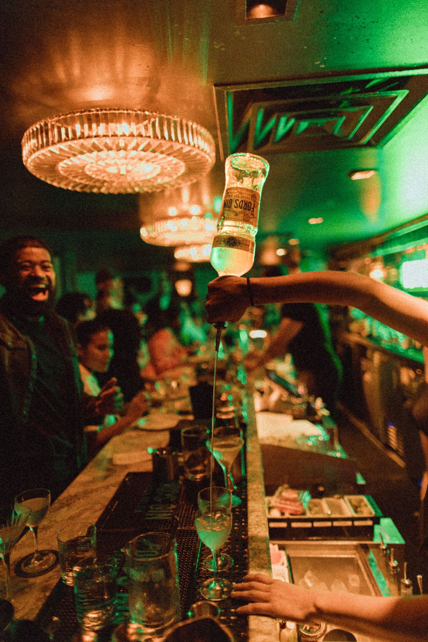 Lifestyle cocktail photography shot by brand photographer