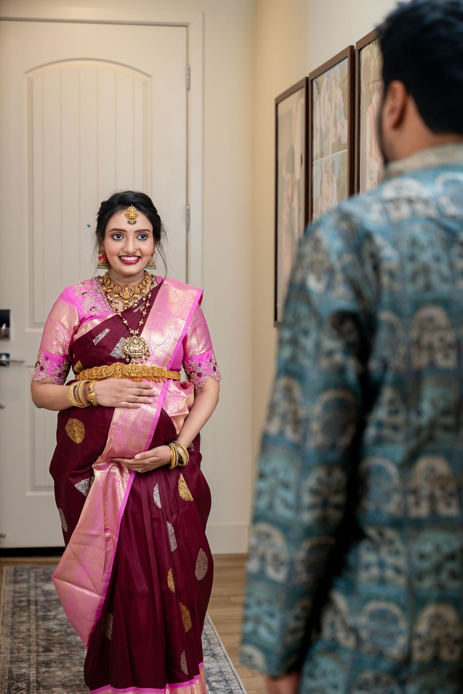 Happy expecting parents in a maternity photoshoot | Bay Area family and maternity photography