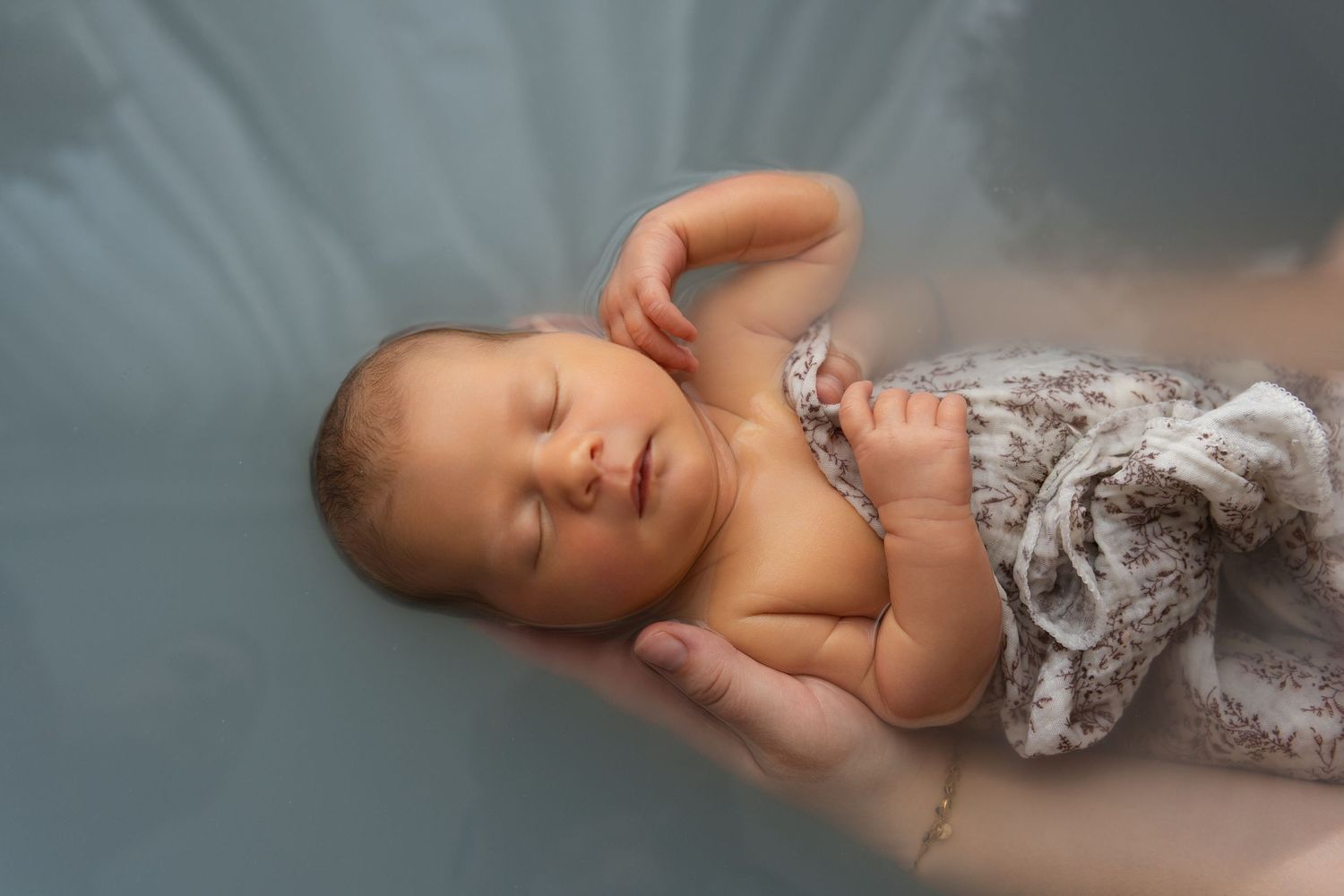 Bain de lait bébé