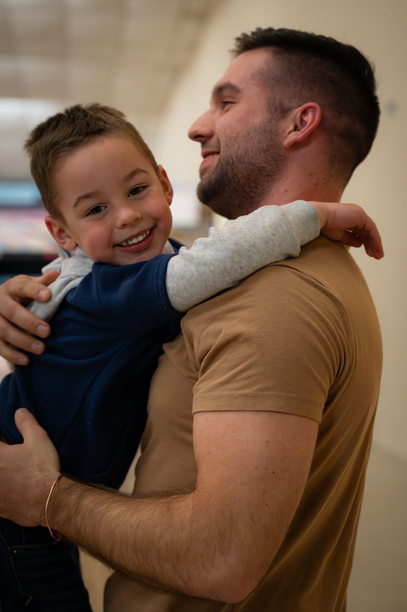 Father and son portrait