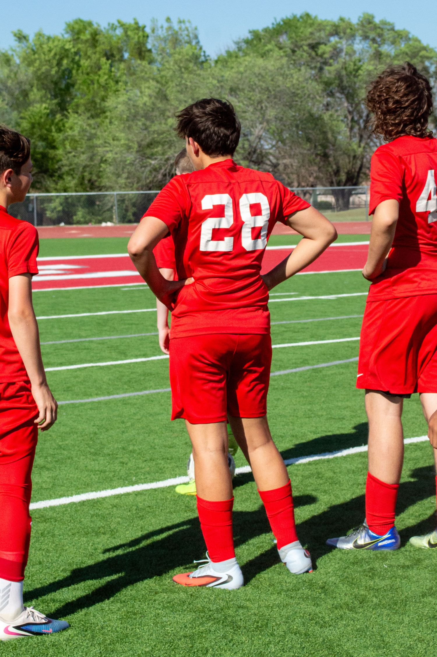 Picture of a soccer player standing