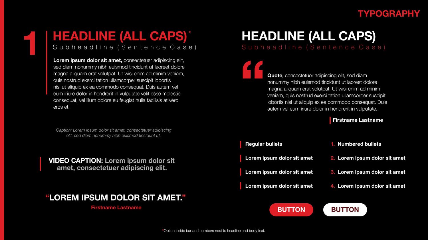 Red Mirror Studios Typography