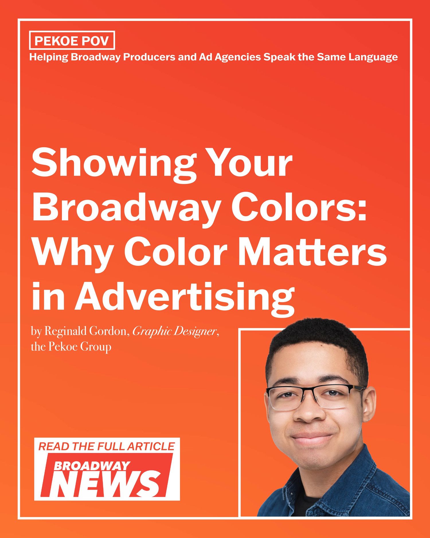 Broadway News article by Reginald Gordon - 