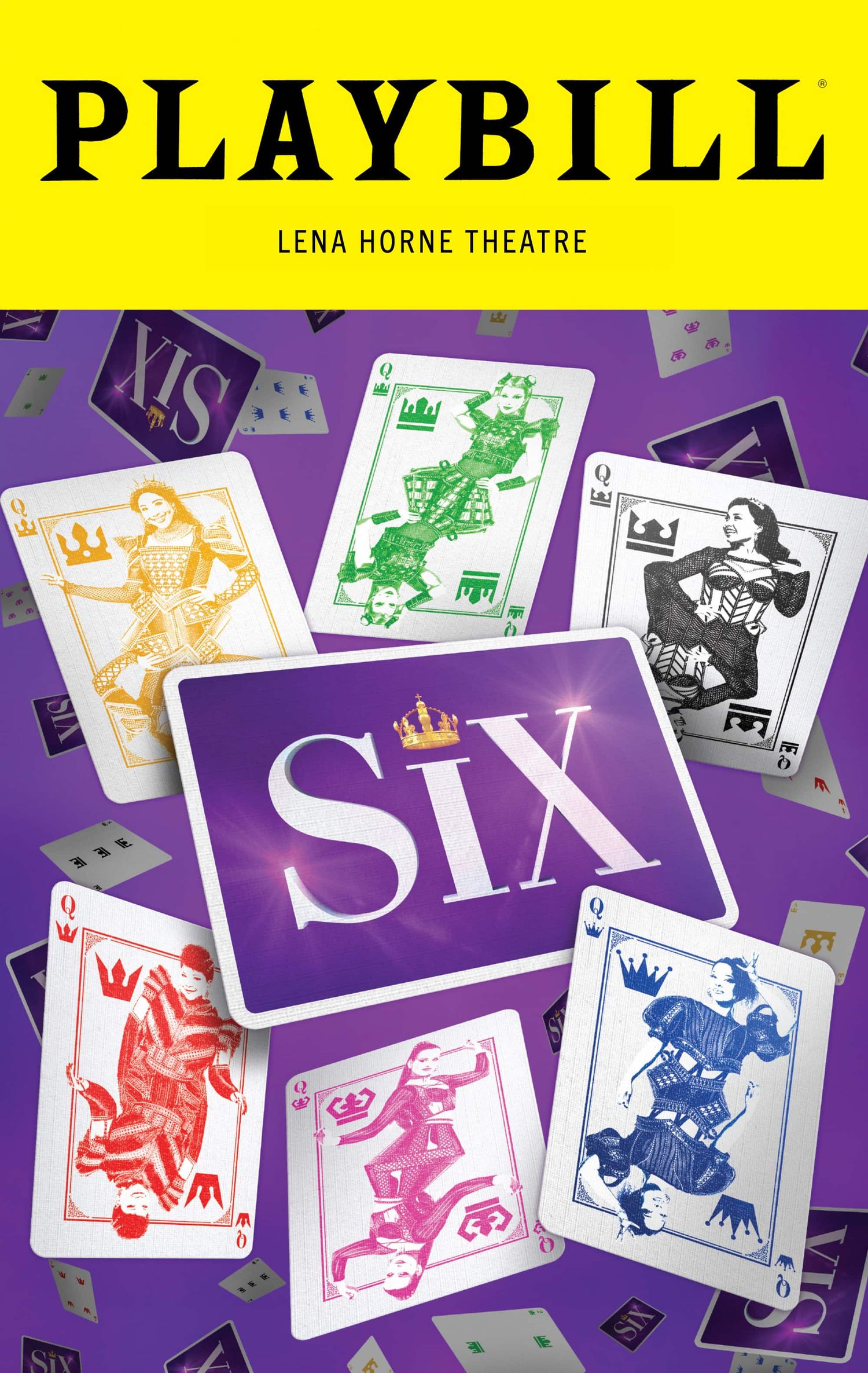 May 2026 exclusive Playbill cover for SIX the Musical