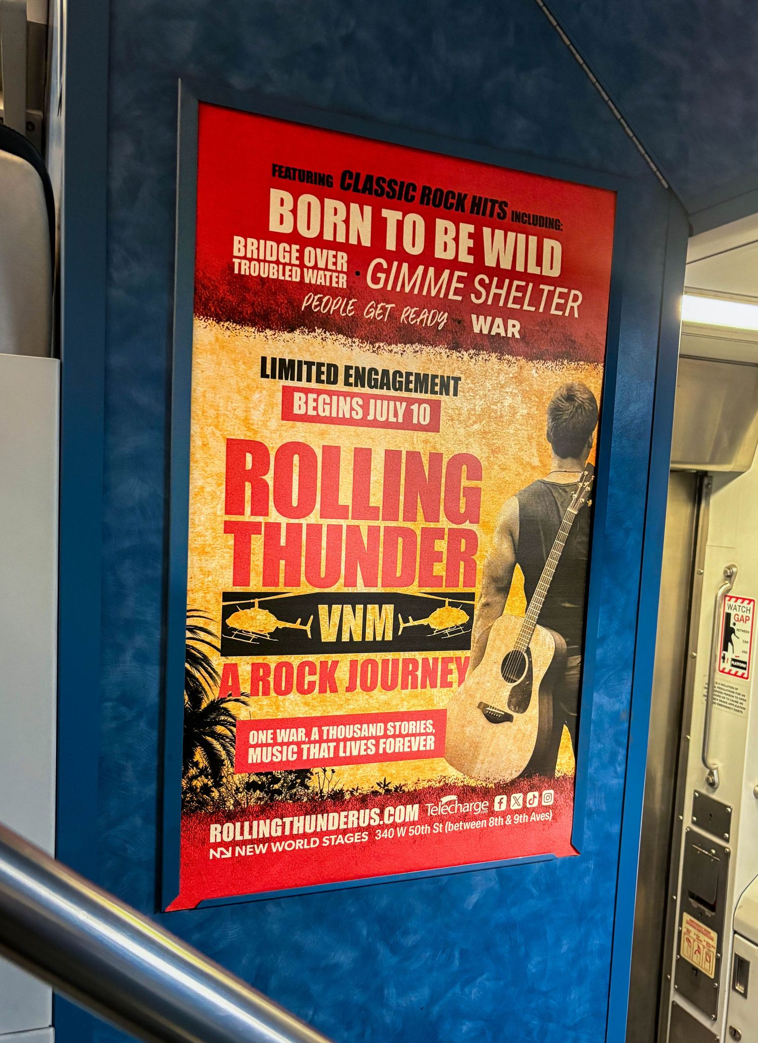 Poster for Rolling Thunder: A Rock Journey