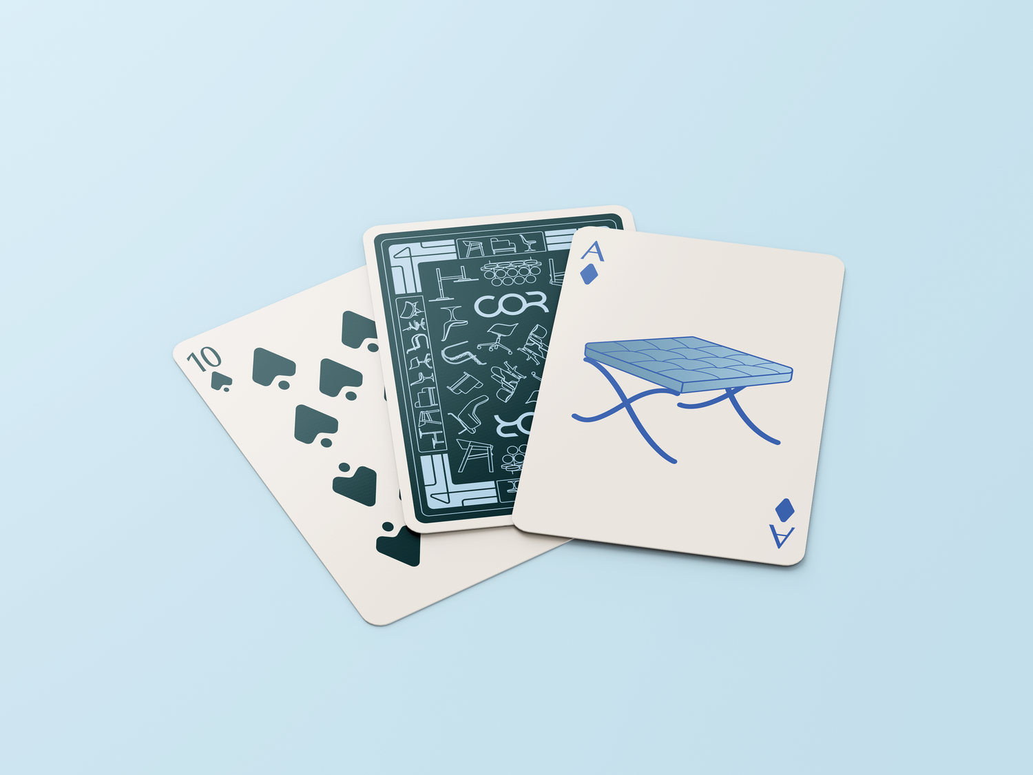 Creative Office Resources playing card mockup