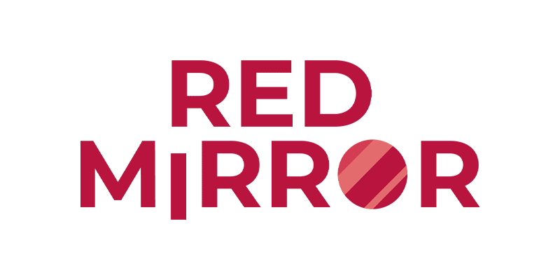 Red Mirror Studios logo drafts