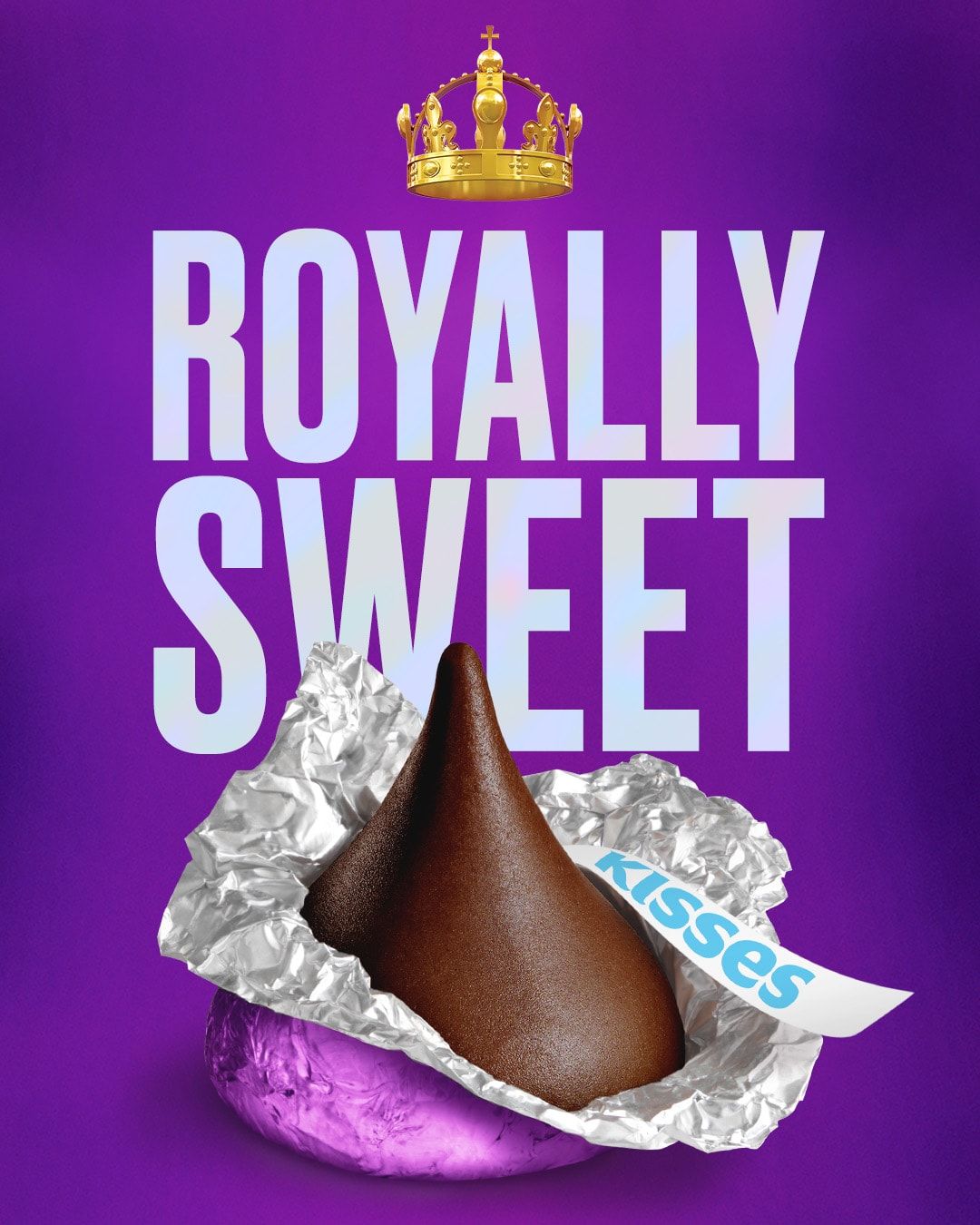 Social media post for the SIX the Musical x Hershey's collab