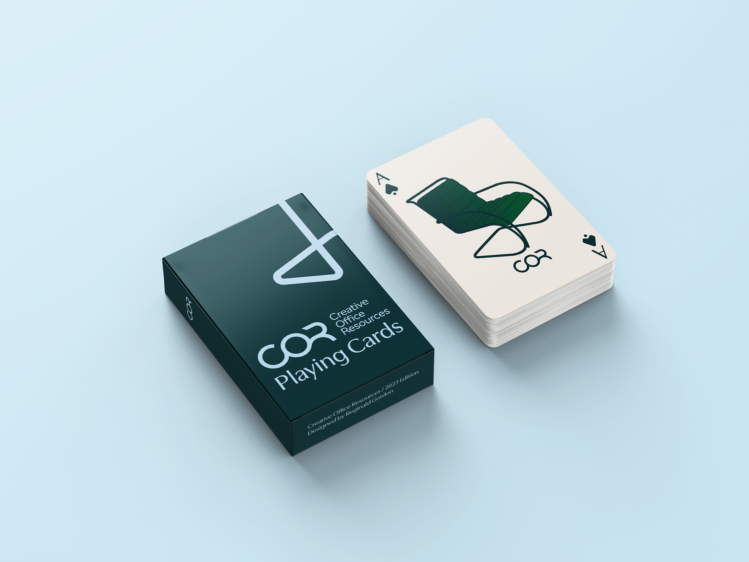 Creative Office Resources playing card mockup