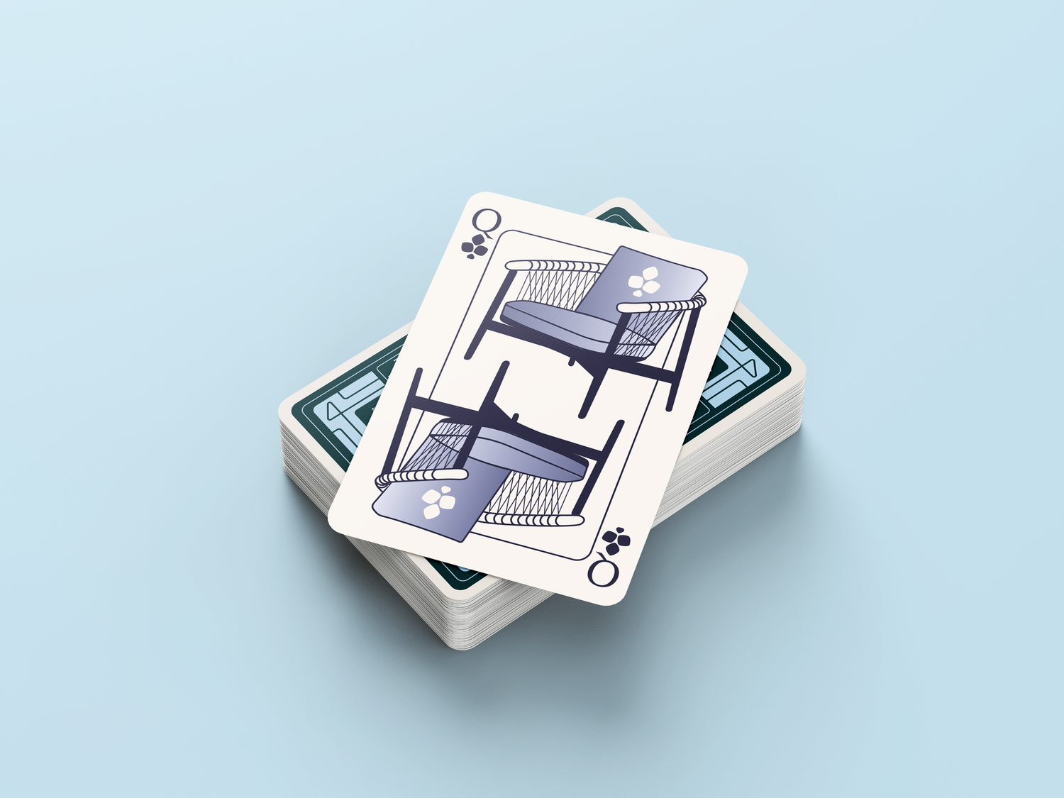 Creative Office Resources playing card mockup