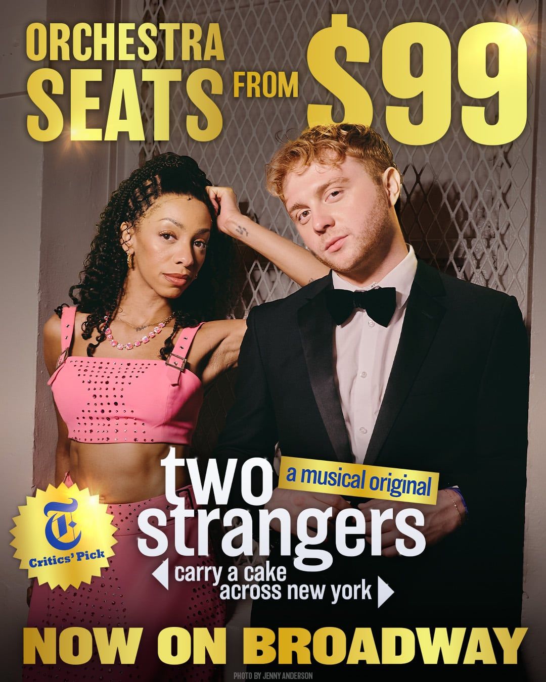 Social media ad for Two Strangers (Carry a Cake Across New York)