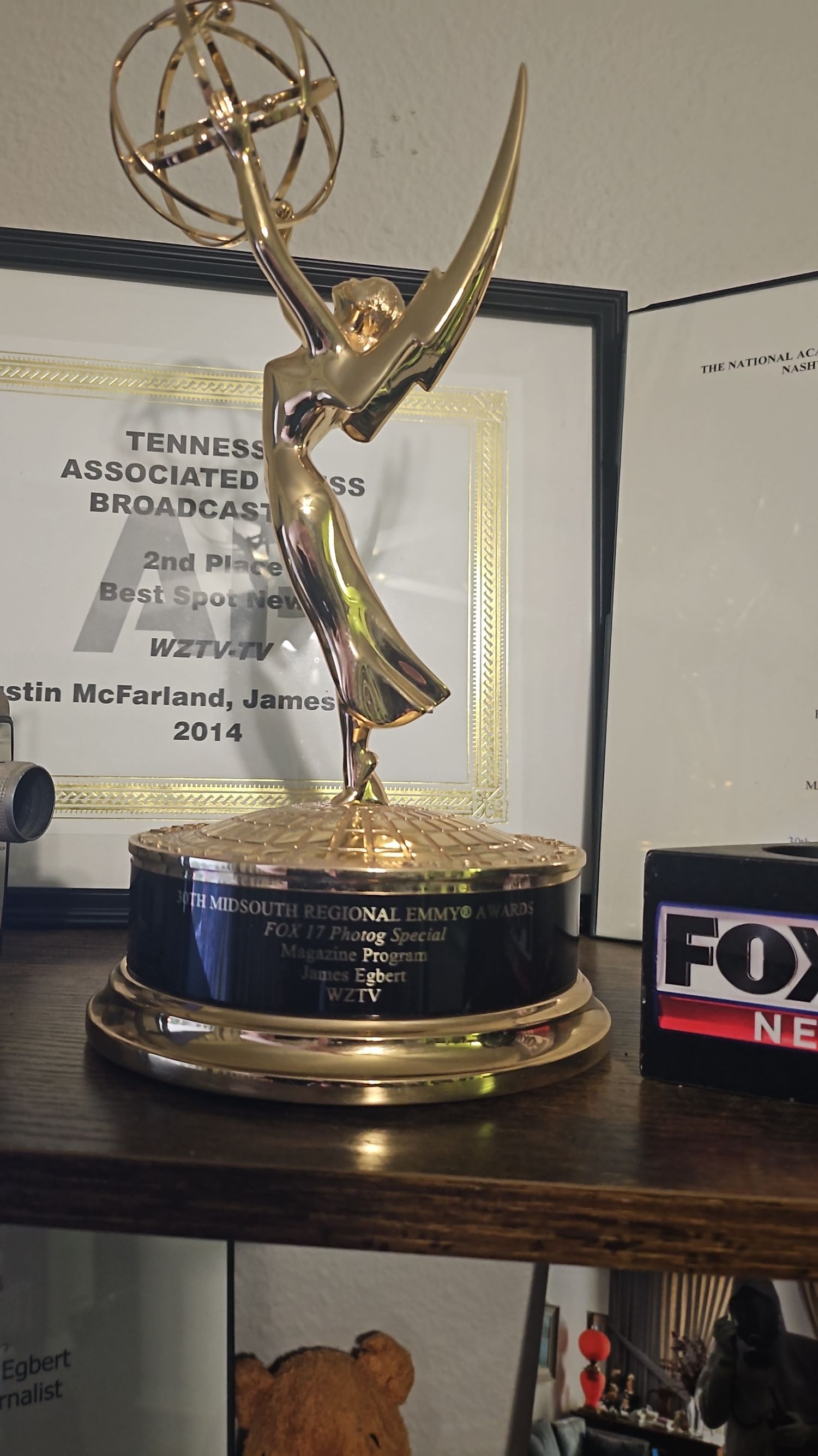 James' Emmy Award 2016 FOX17 Nashville Tennessee