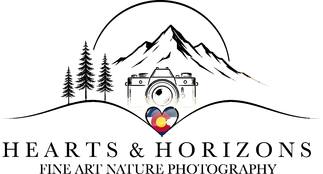 Hearts & Horizons Fine Art Nature Photography, Logo
Based In Colorado Springs Colorado