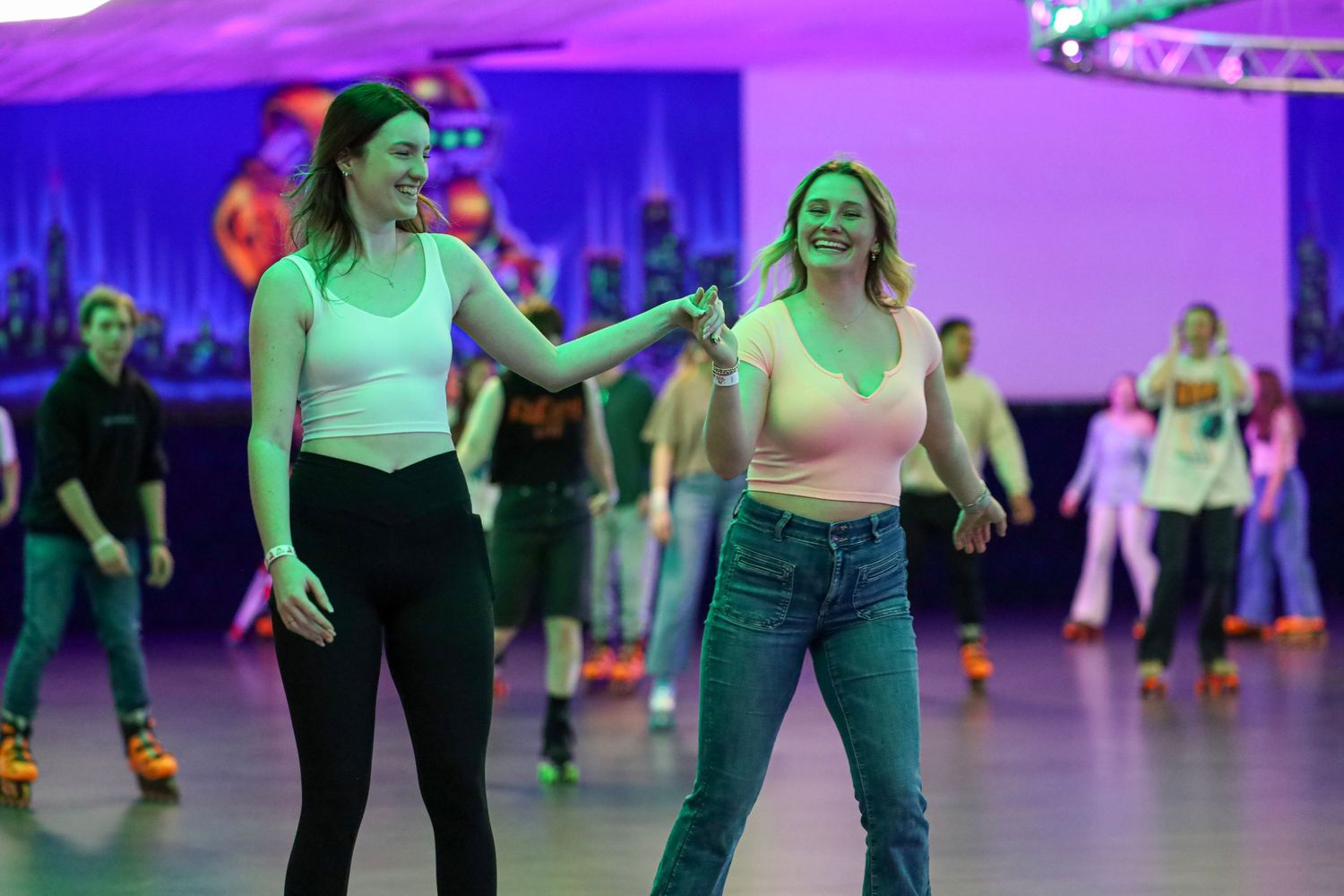Skate Night for WAVE College Ministry.