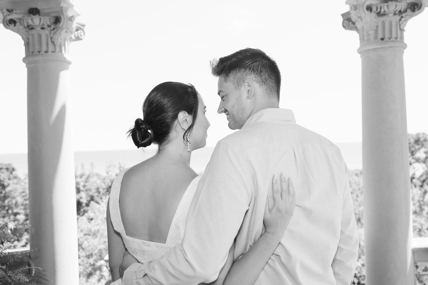 Villa Terrace engagement photo