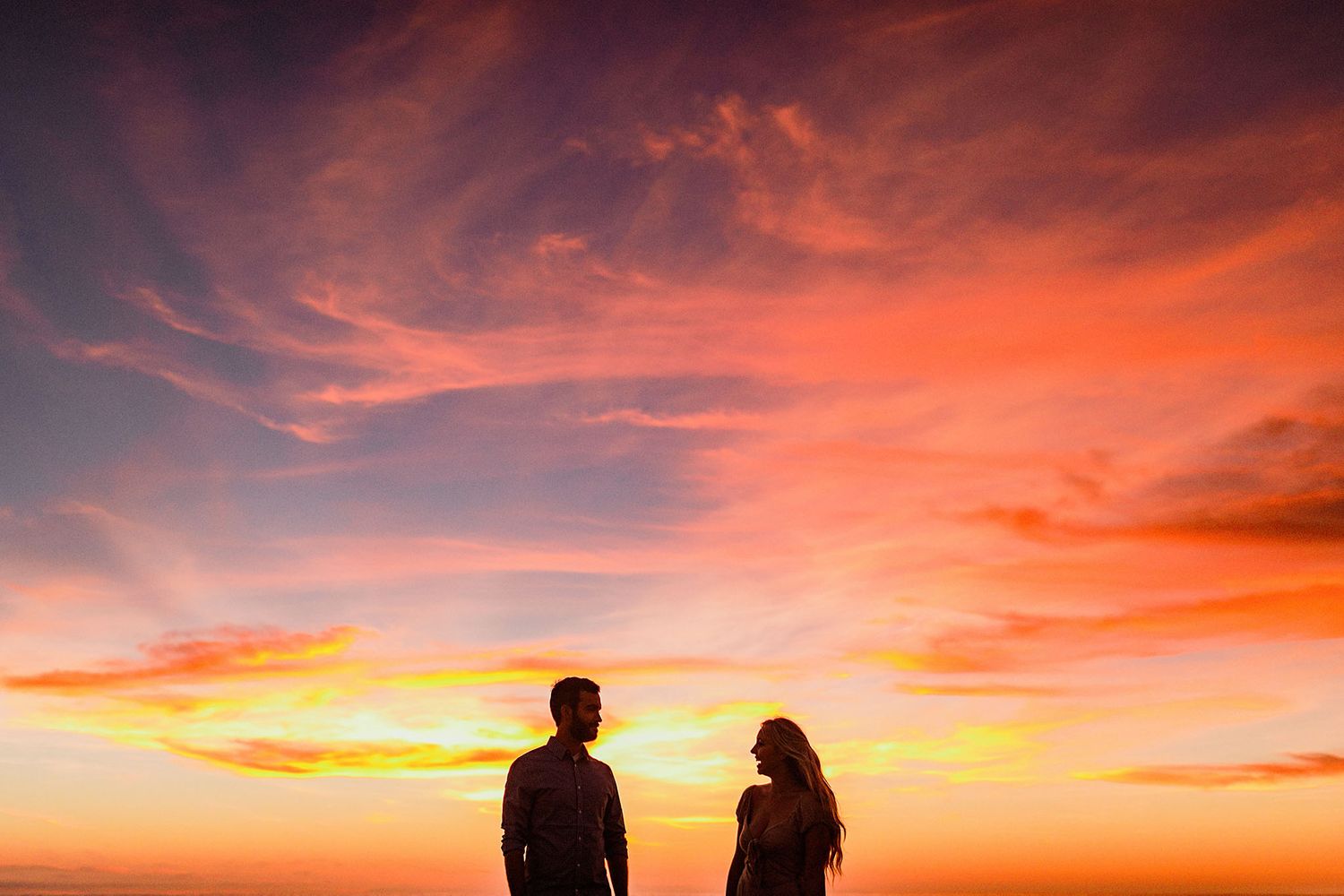 Beautiful engagement session at Laguna beach in California