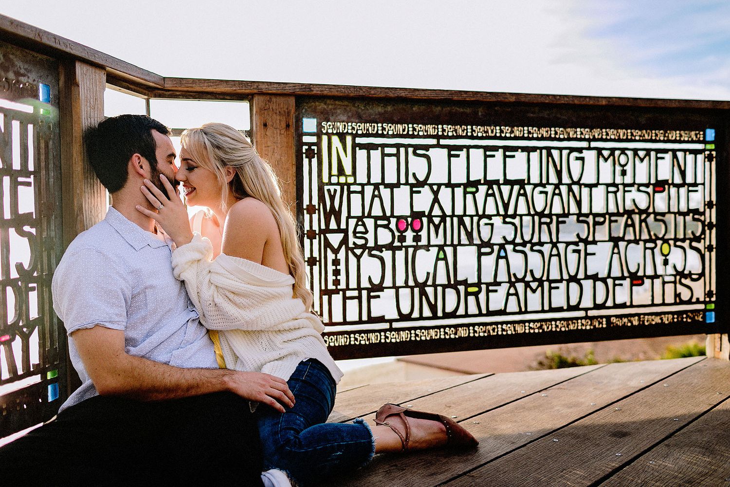 Beautiful engagement photos in Laguna Beach