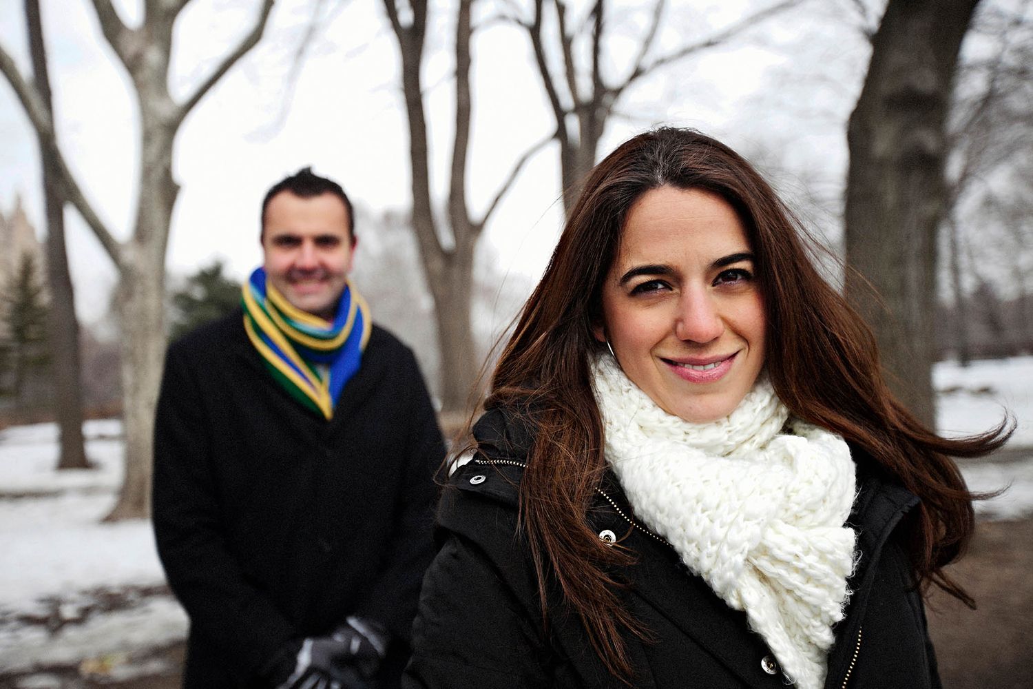 Central Park engagement photos